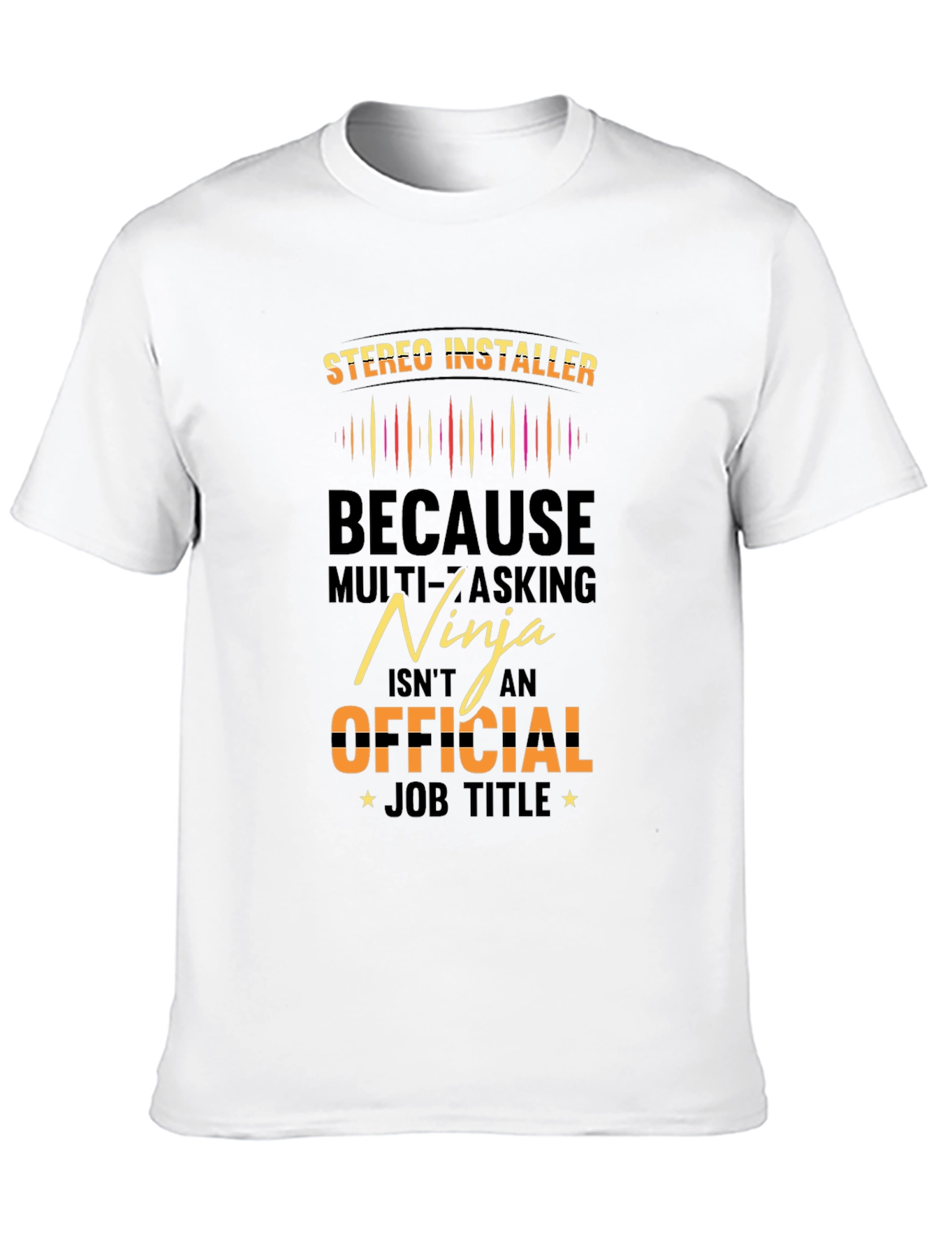 Stereo Installer Ninja Graphic T-Shirt