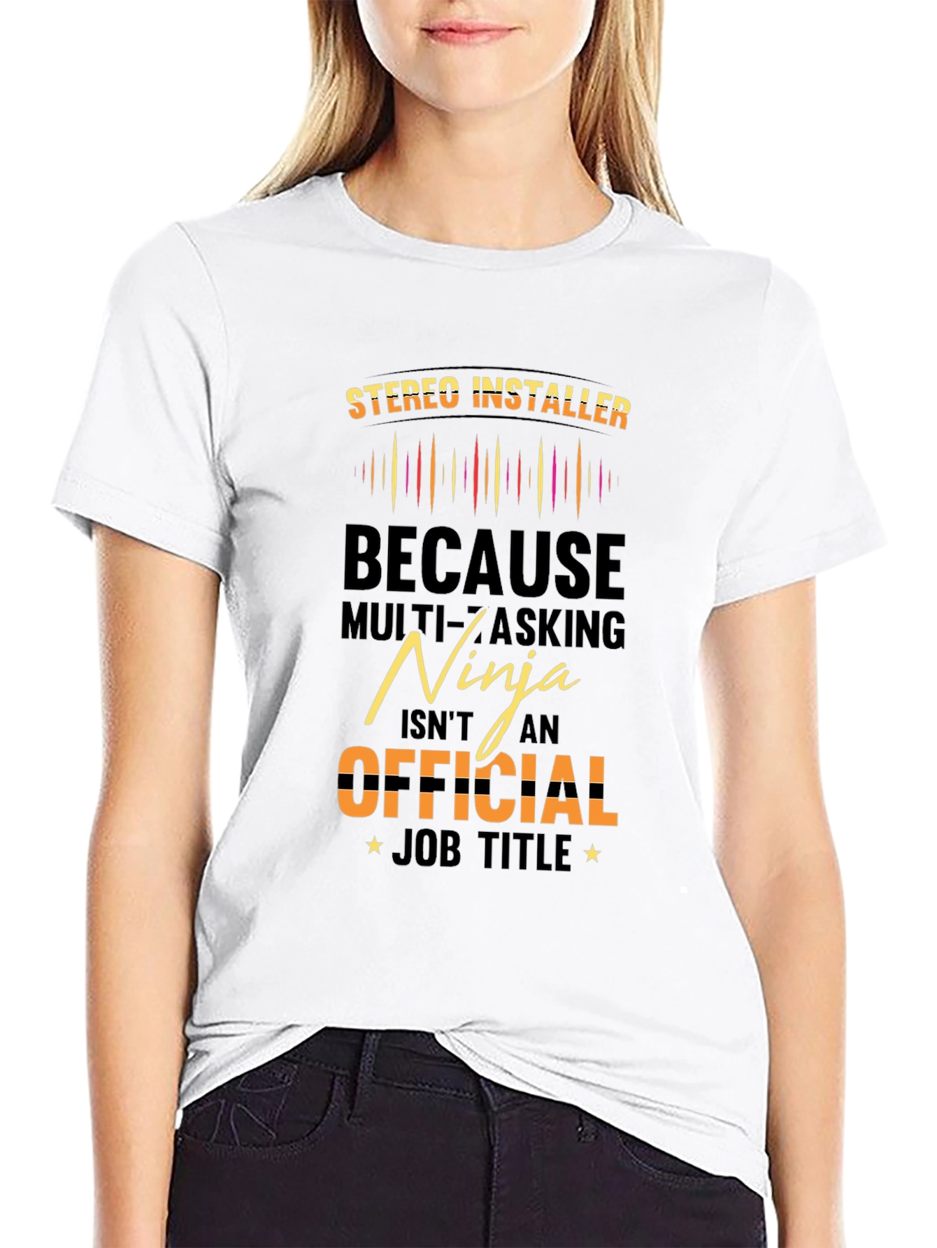 Stereo Installer Ninja Graphic T-Shirt