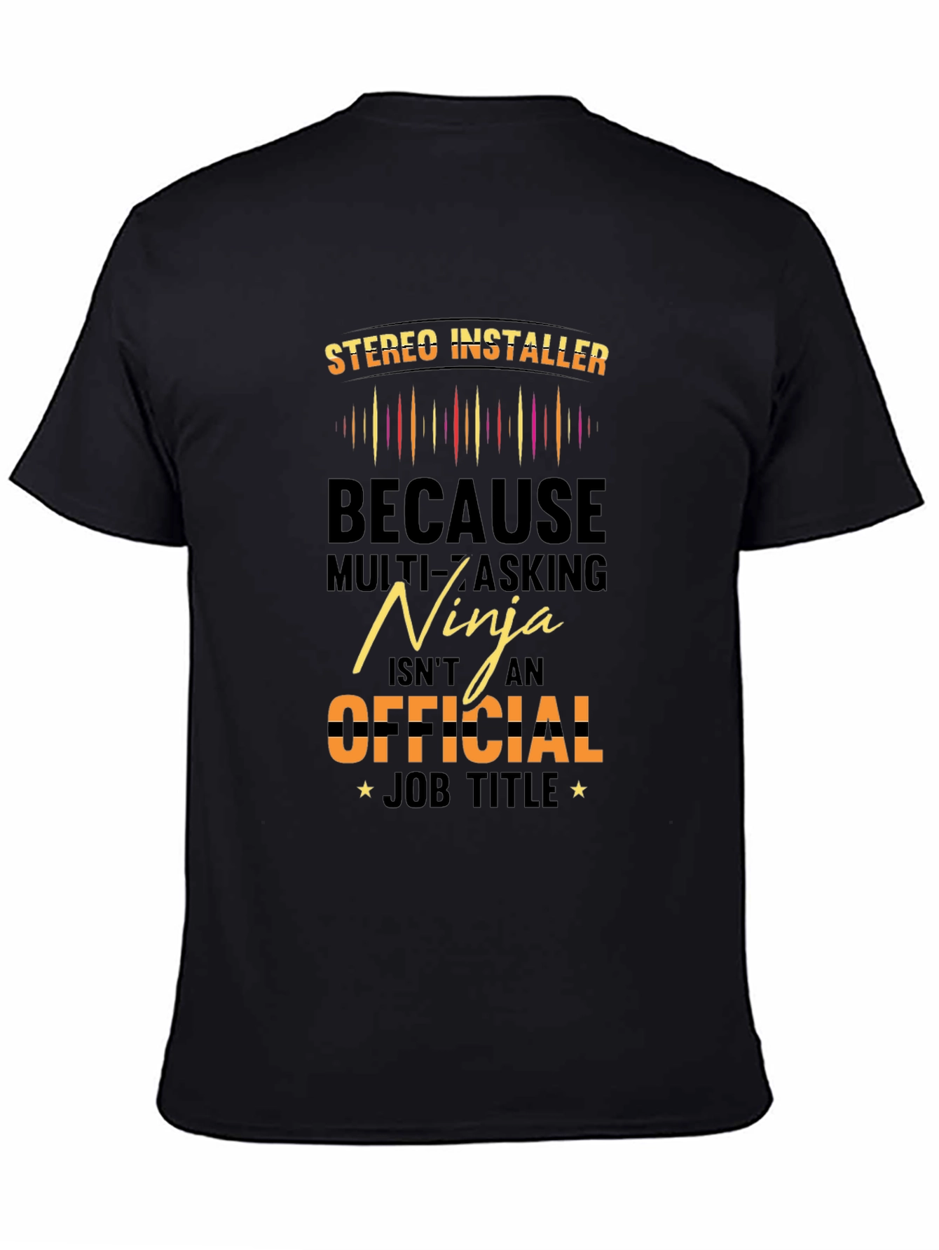 Stereo Installer Ninja Graphic T-Shirt