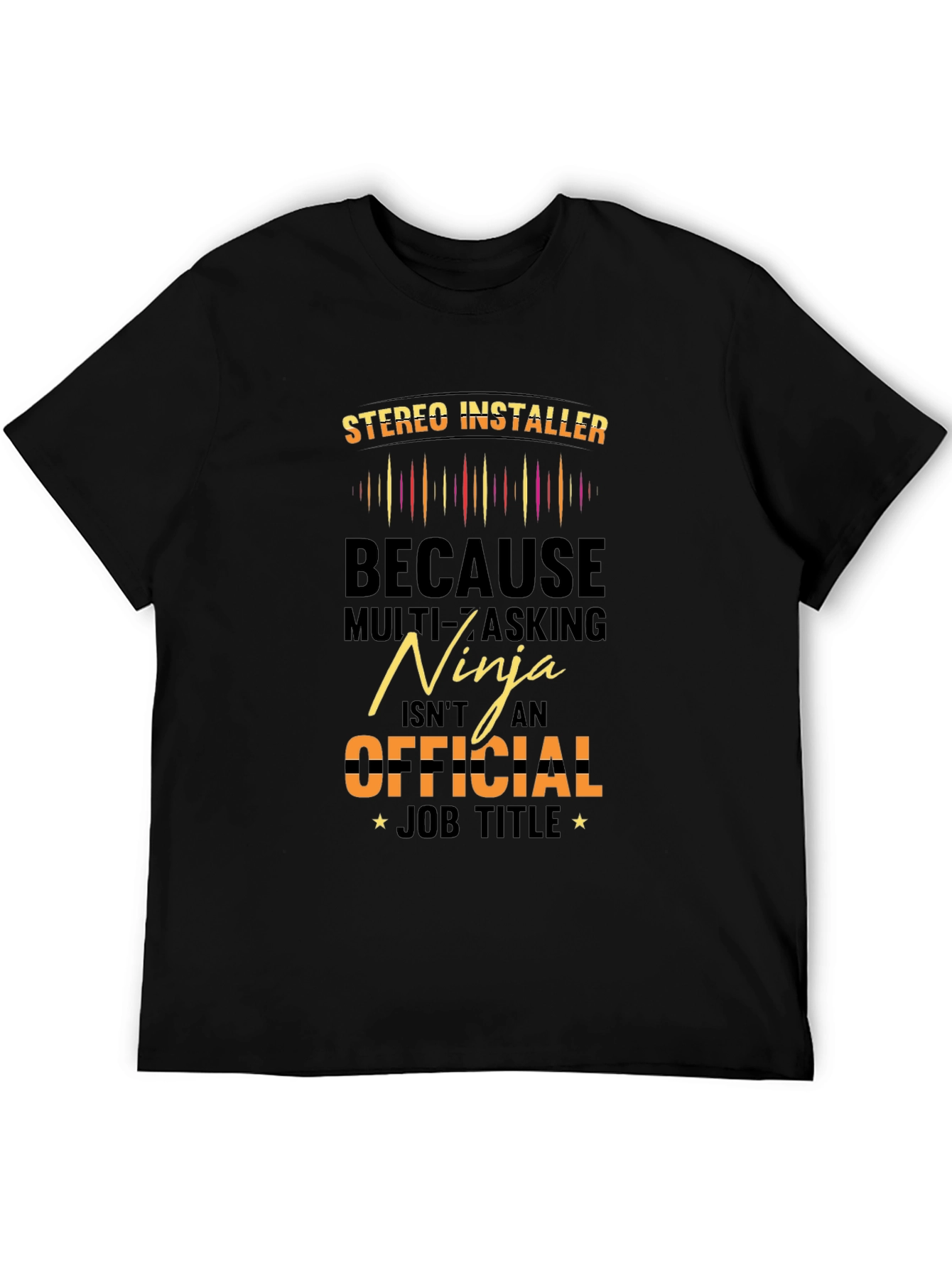 Stereo Installer Ninja Graphic T-Shirt