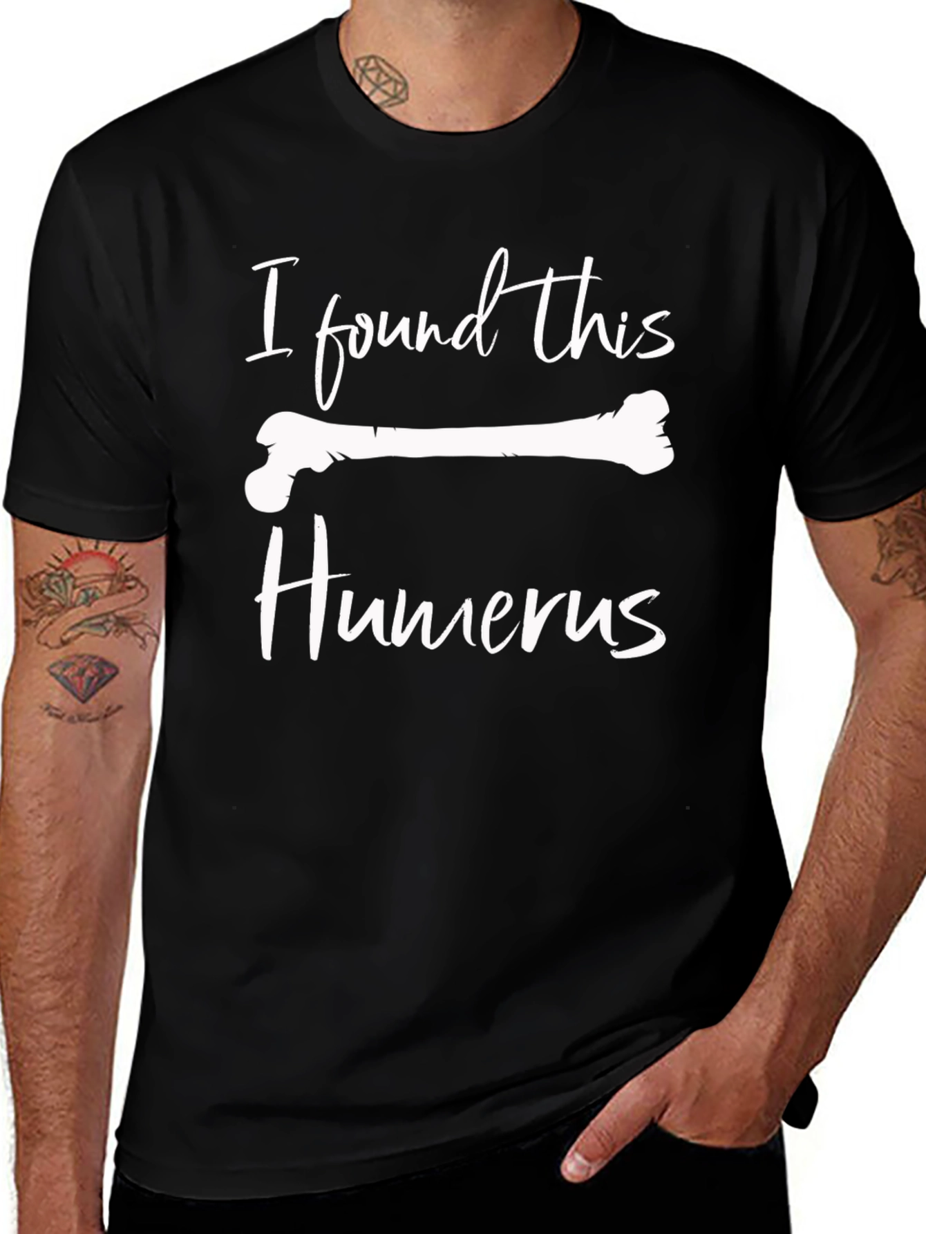Humorous Humerus Graphic T-Shirt