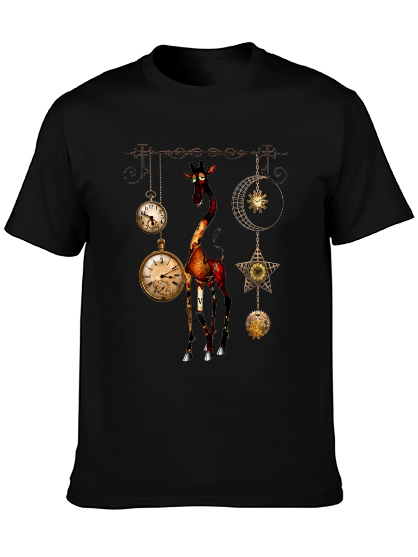 Steampunk Giraffe Graphic Tee