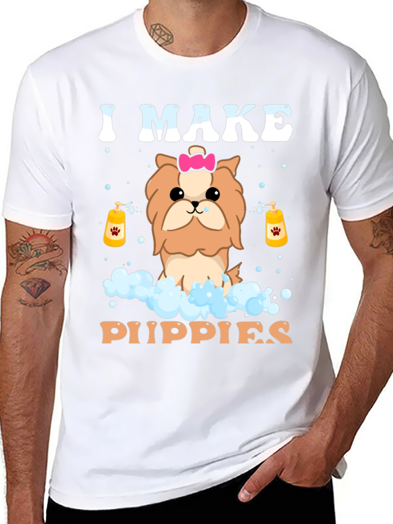 I Make Puppies Graphic T-Shirt