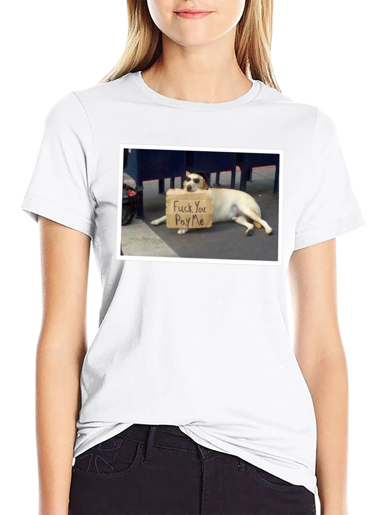 Funny Dog T-Shirt - Pay Me Design