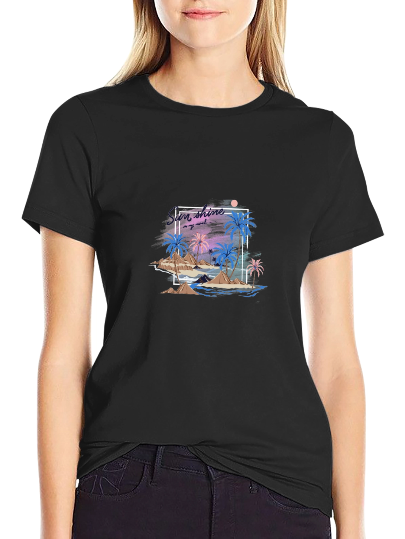 Island Vibes T-Shirt - Sunshine Graphic Tee