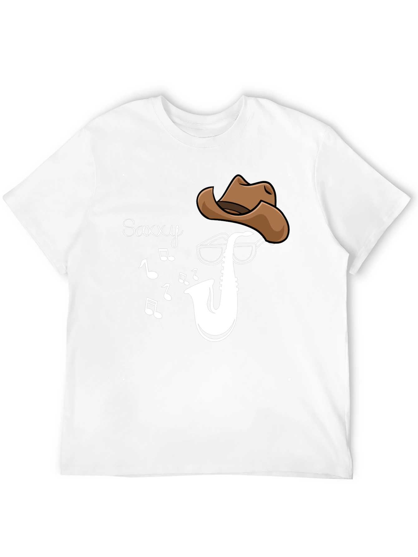 Saxy Cowboy T-Shirt: Music Lovers Tee