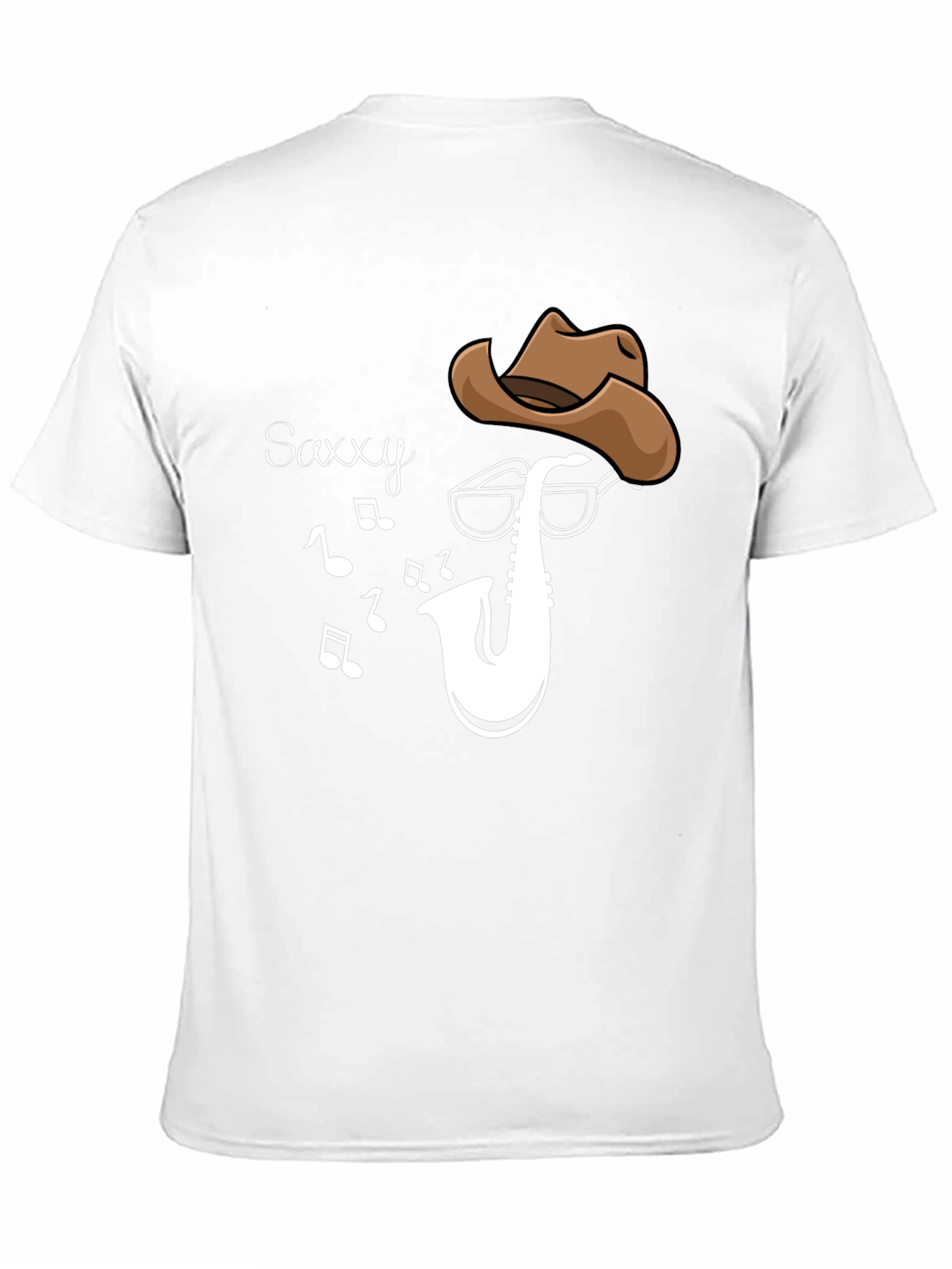 Saxy Cowboy T-Shirt: Music Lovers Tee