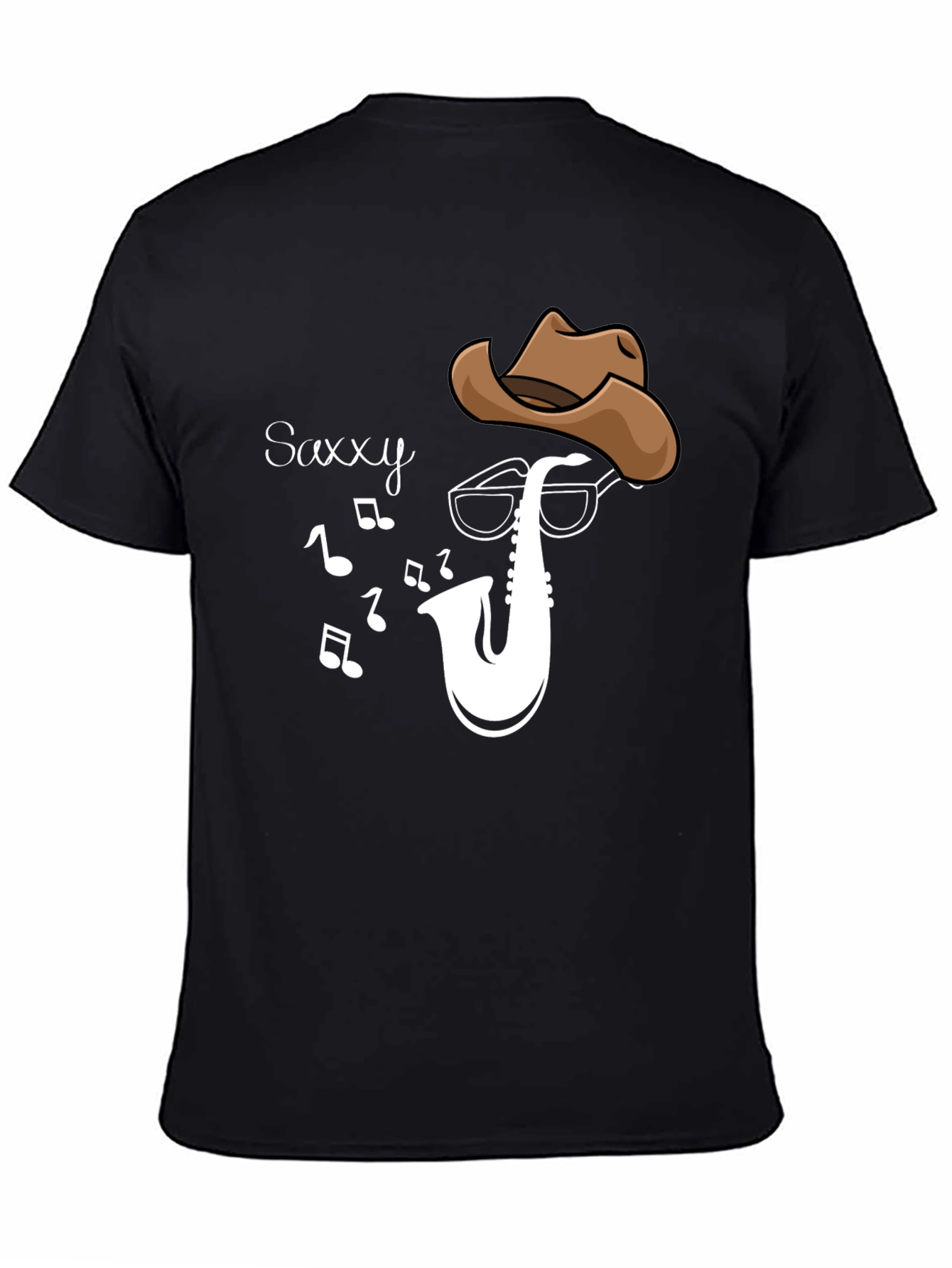 Saxy Cowboy T-Shirt: Music Lovers Tee
