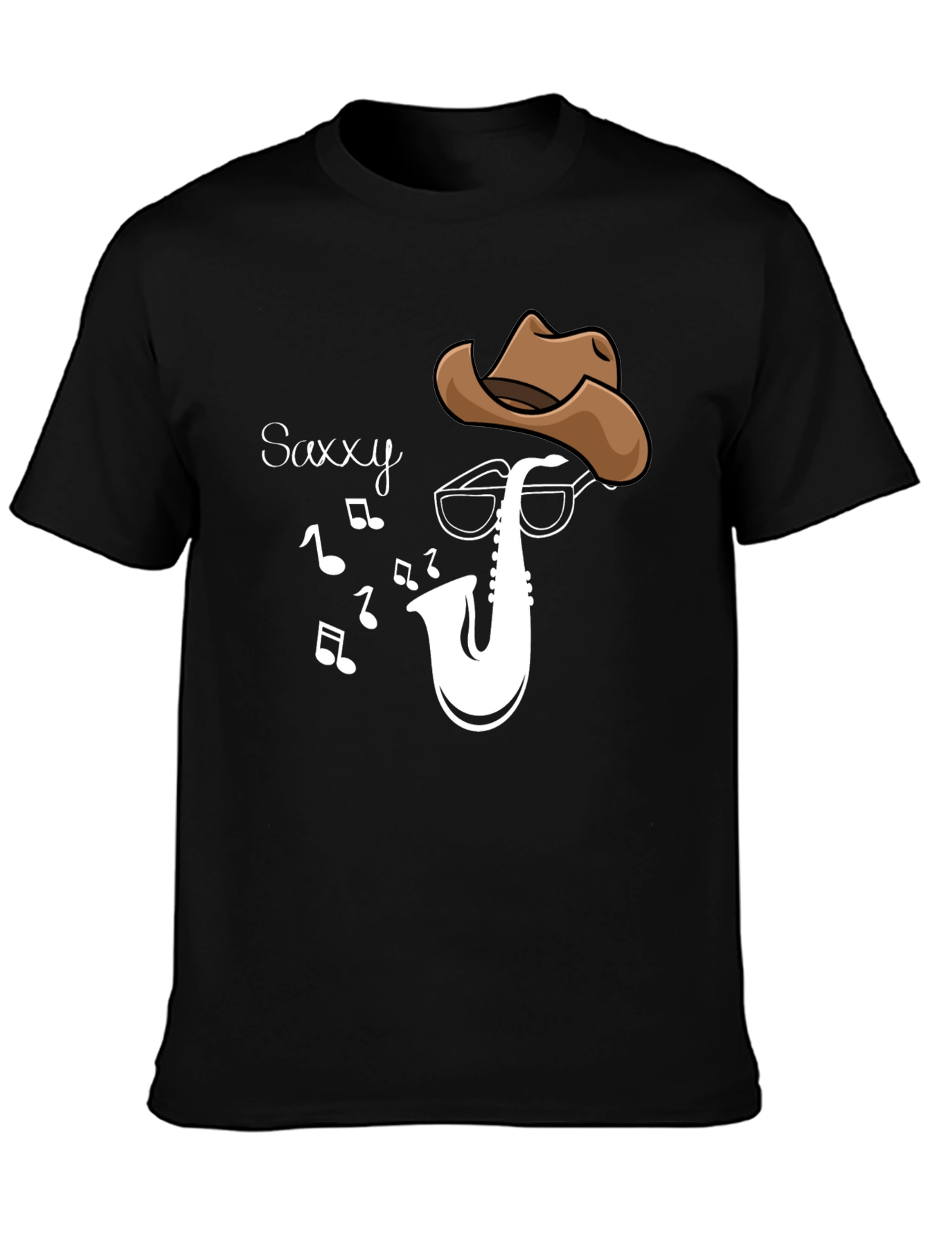 Saxy Cowboy T-Shirt: Music Lovers Tee