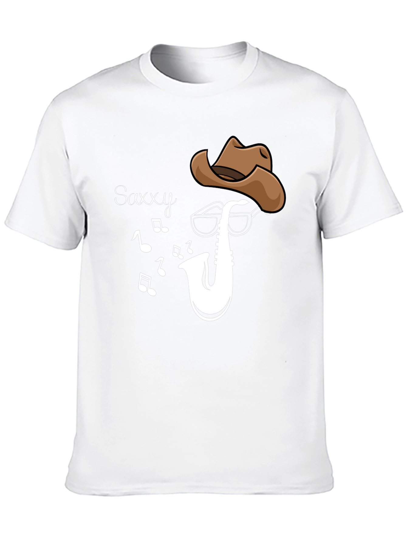 Saxy Cowboy T-Shirt: Music Lovers Tee