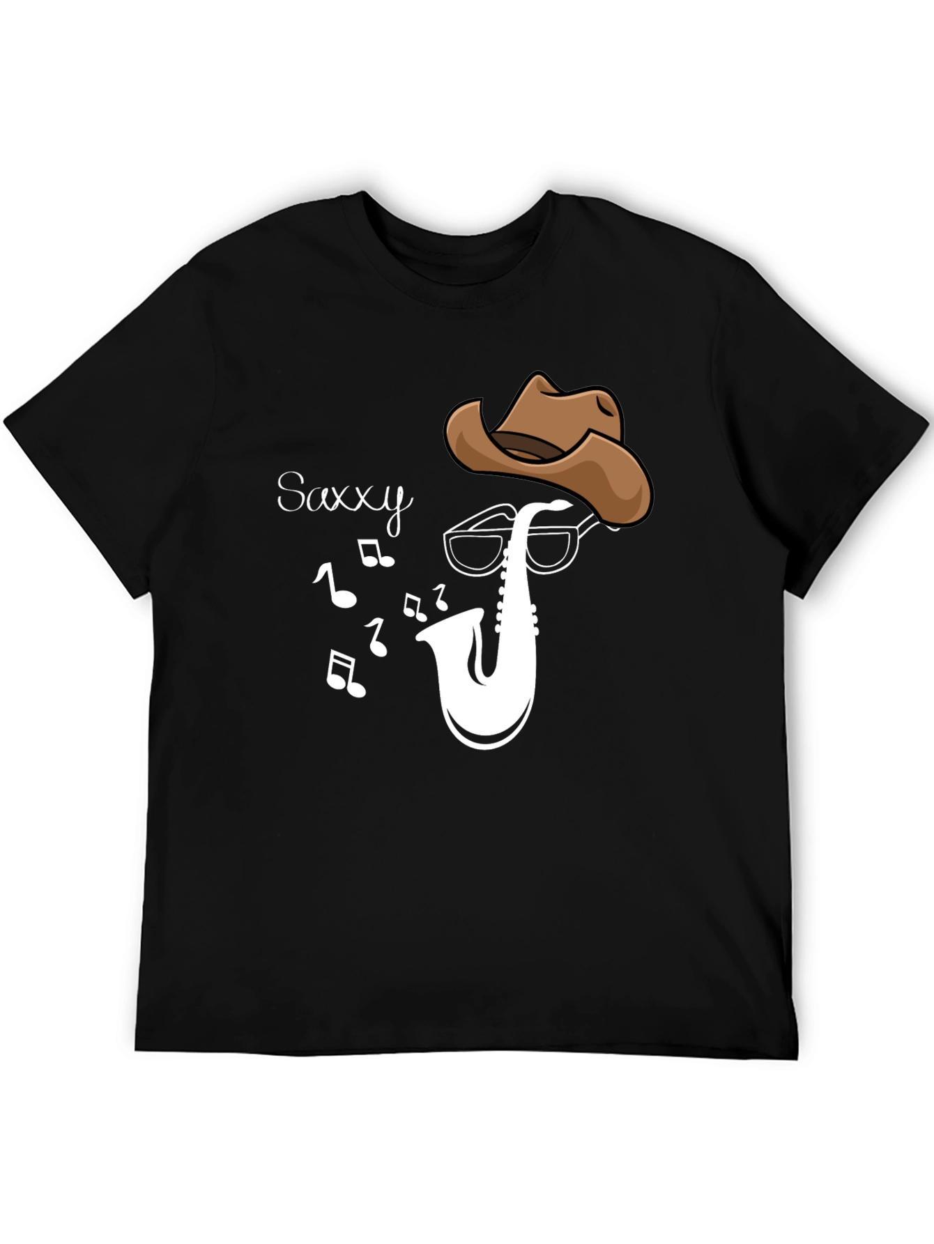 Saxy Cowboy T-Shirt: Music Lovers Tee