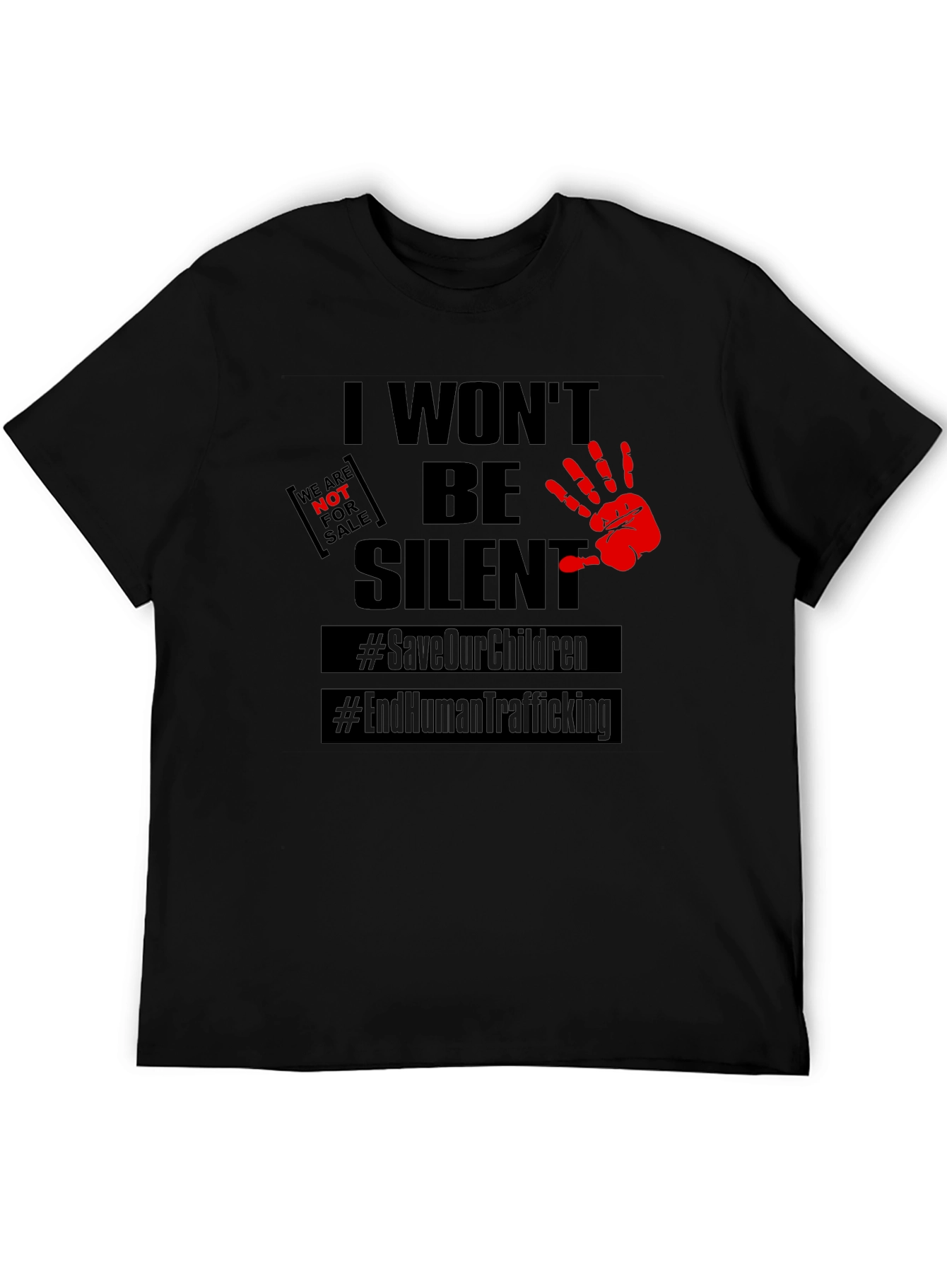 I Wont Be Silent T-Shirt: Save Our Children