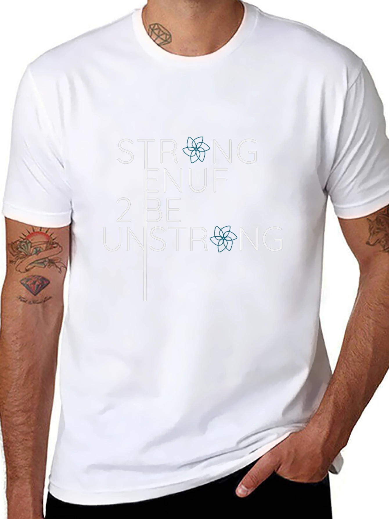Strong Enough Unisex T-Shirt - Black