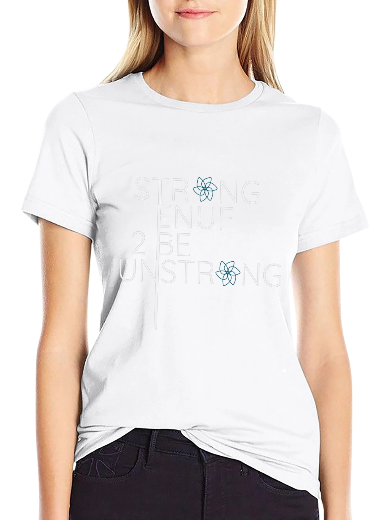 Strong Enough Unisex T-Shirt - Black