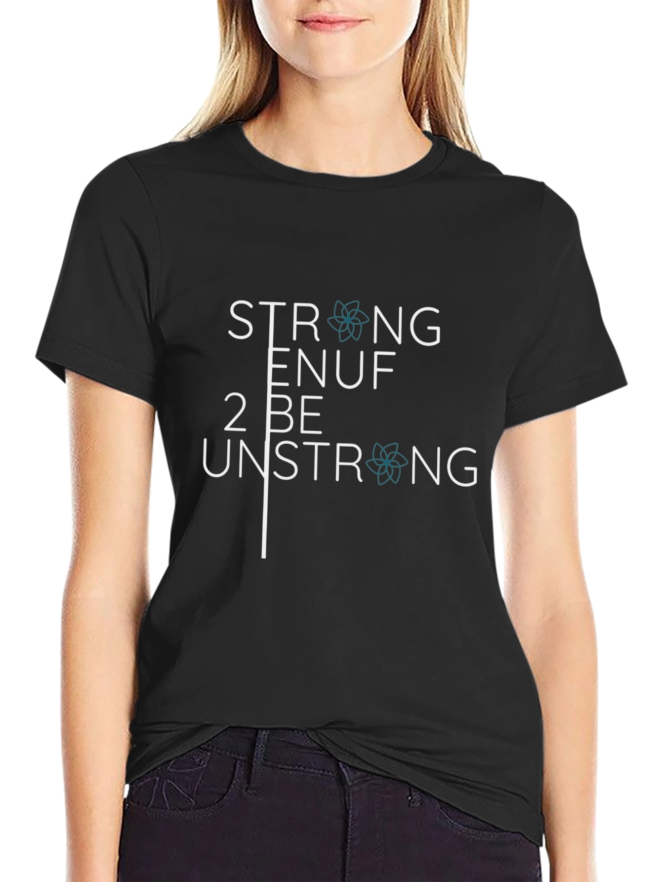 Strong Enough Unisex T-Shirt - Black