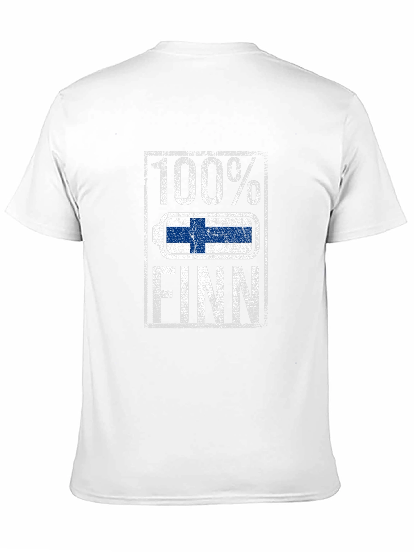 100% Finn T-Shirt - Finnish Pride Battery Design