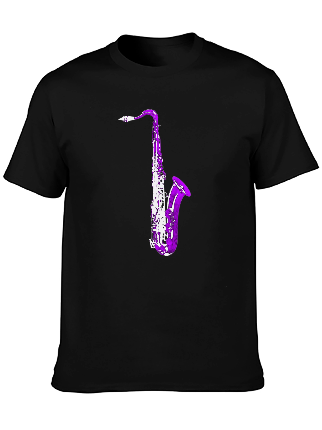 Saxophone Graphic Tee - Cool Music Lover Shirt