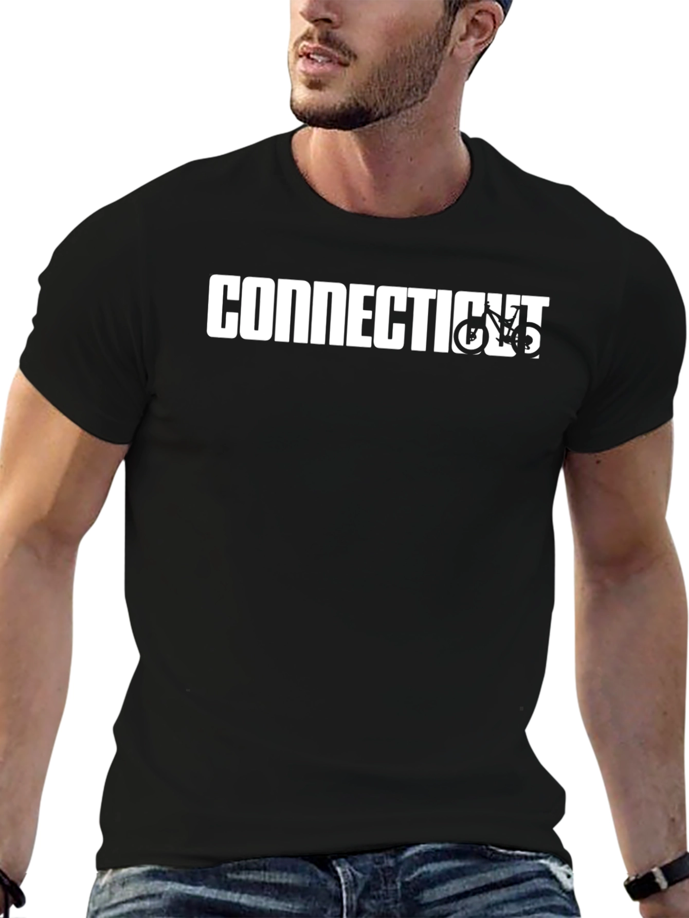 Connecticut Biking Graphic Tee