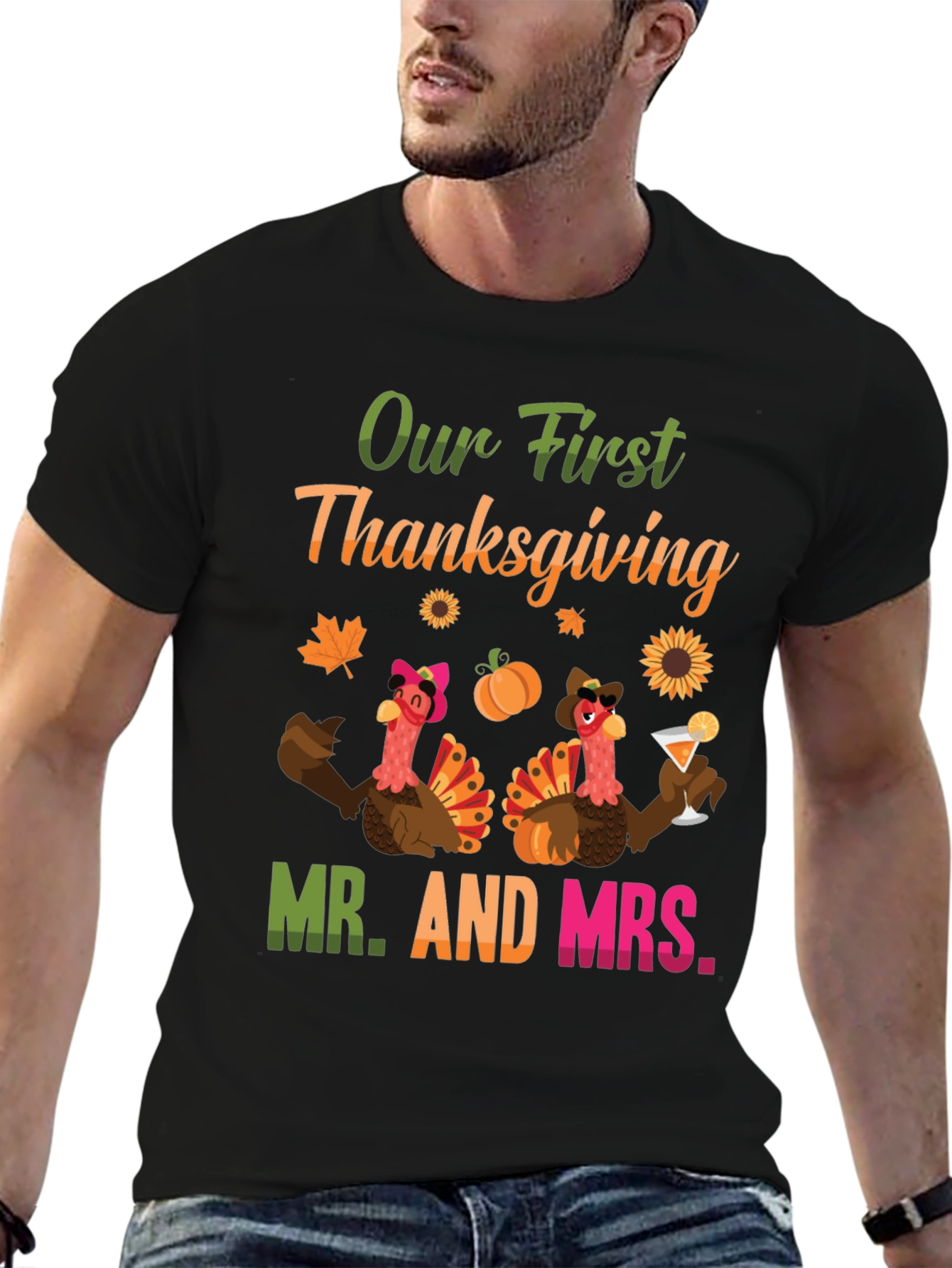 Our First Thanksgiving Mr. and Mrs. T-Shirt