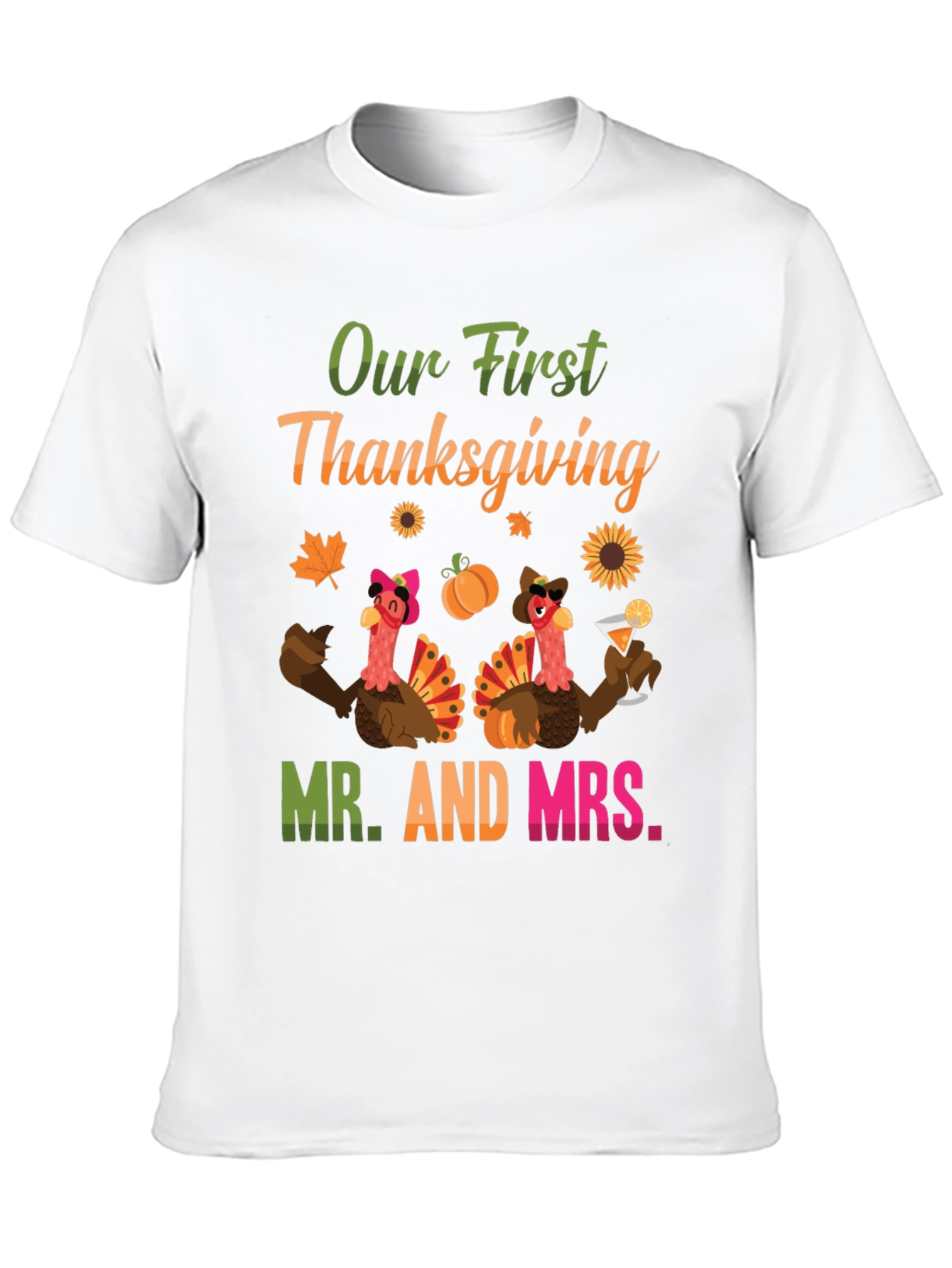 Our First Thanksgiving Mr. and Mrs. T-Shirt