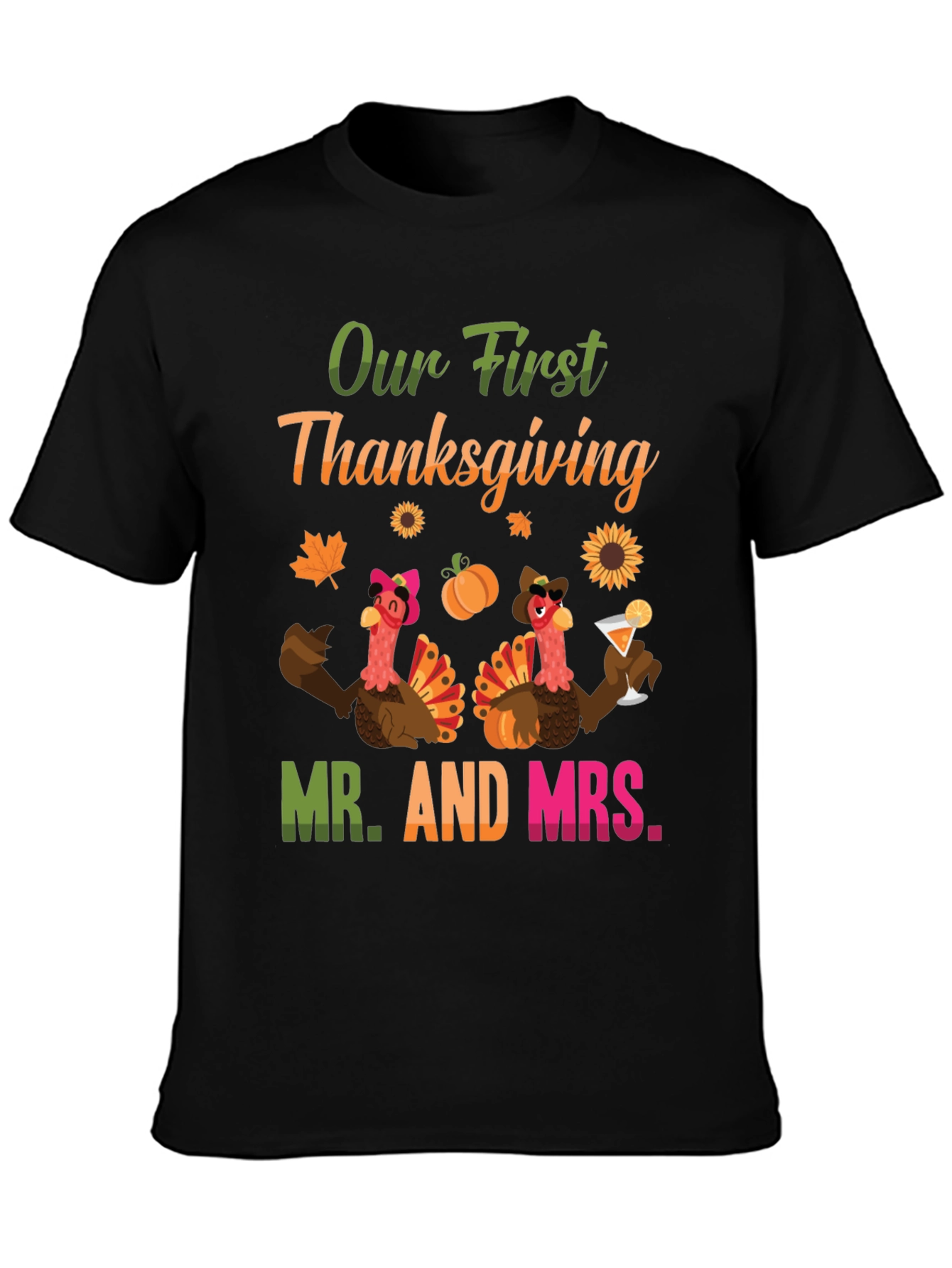 Our First Thanksgiving Mr. and Mrs. T-Shirt