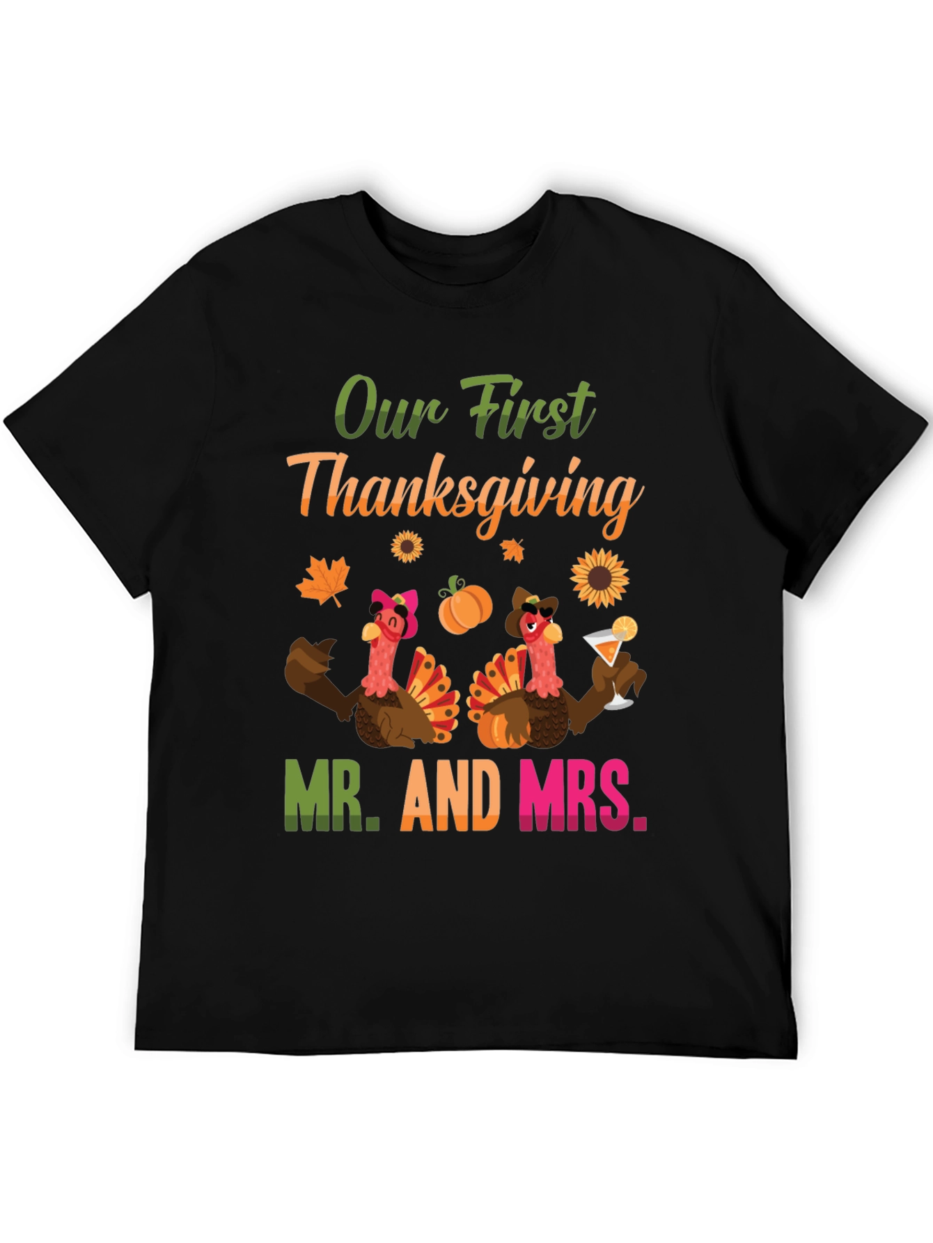 Our First Thanksgiving Mr. and Mrs. T-Shirt