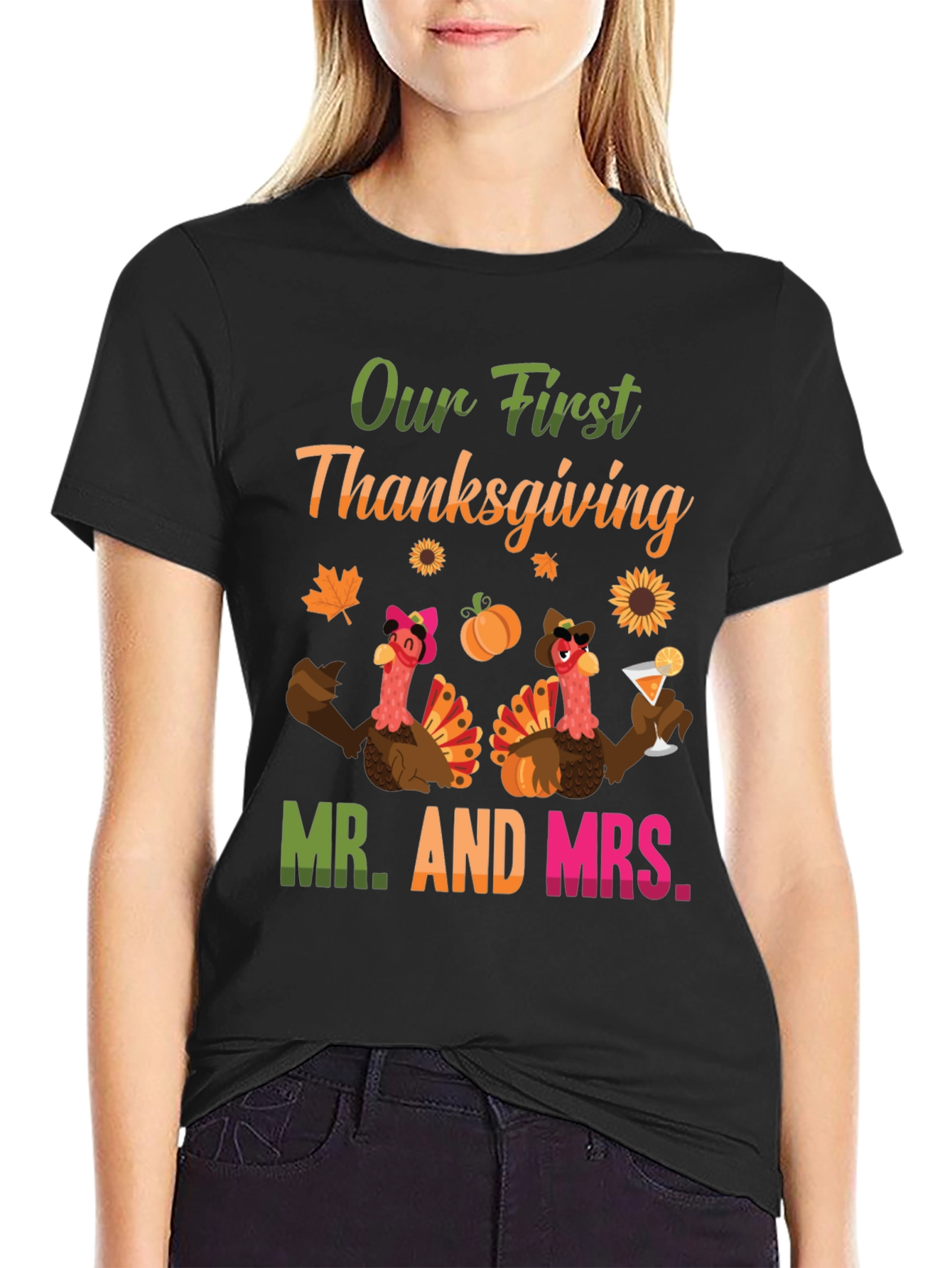 Our First Thanksgiving Mr. and Mrs. T-Shirt
