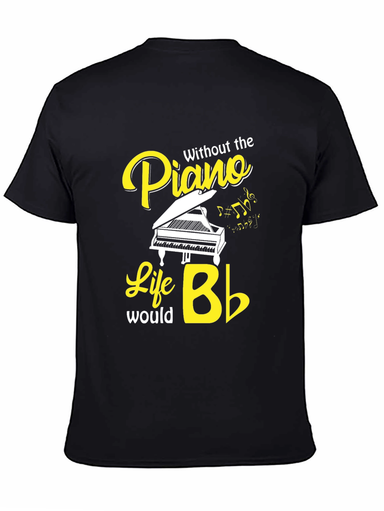 Piano Life T-Shirt - Musical Graphic Tee