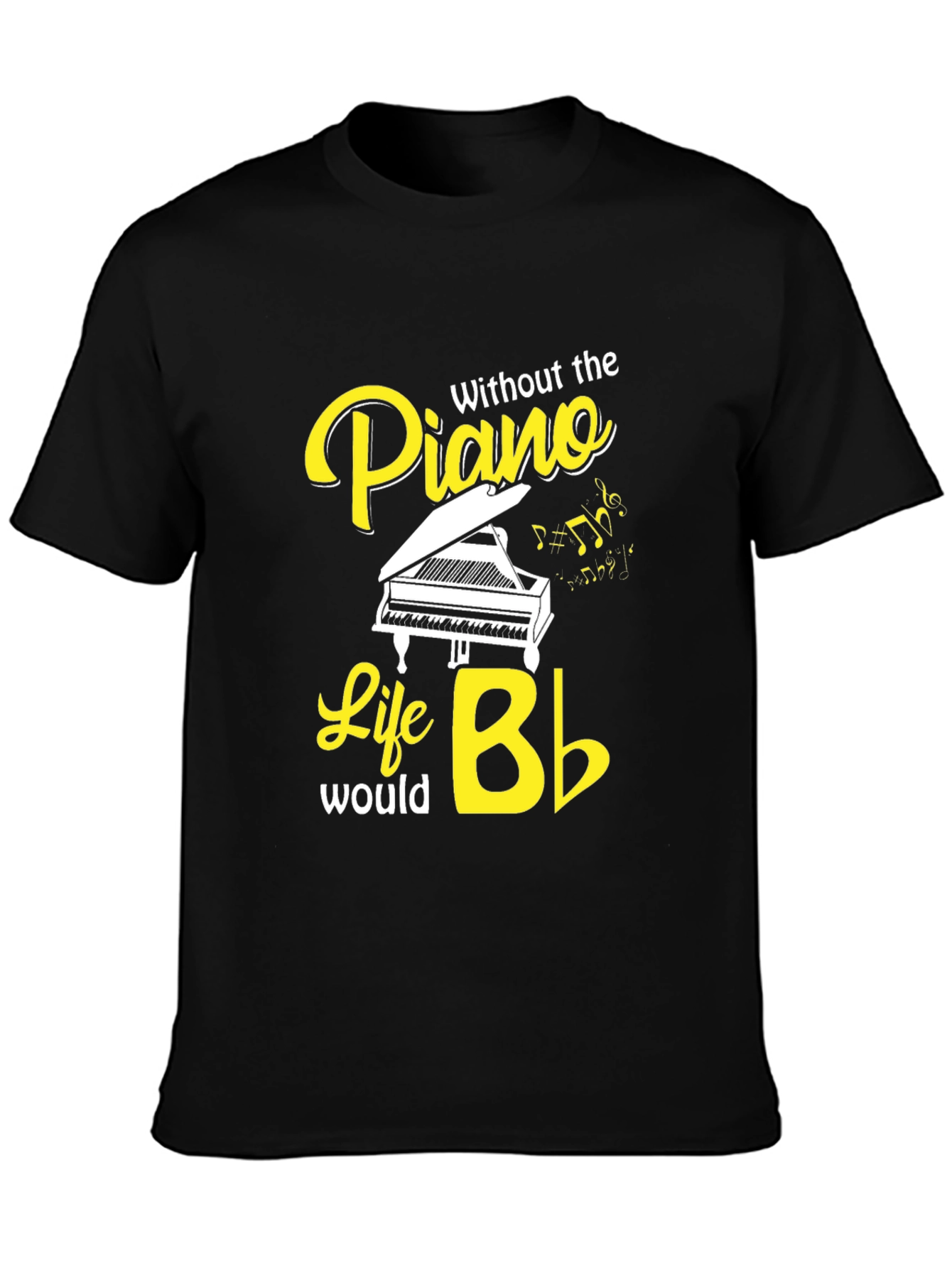 Piano Life T-Shirt - Musical Graphic Tee
