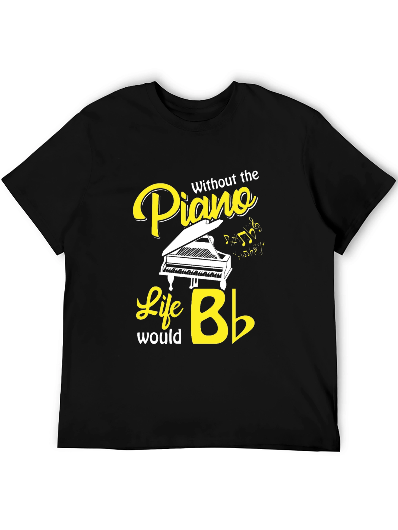 Piano Life T-Shirt - Musical Graphic Tee