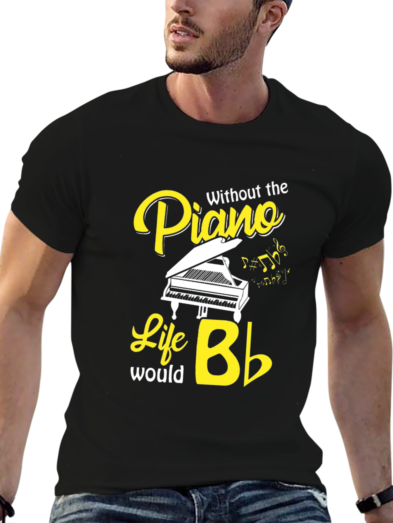 Piano Life T-Shirt - Musical Graphic Tee