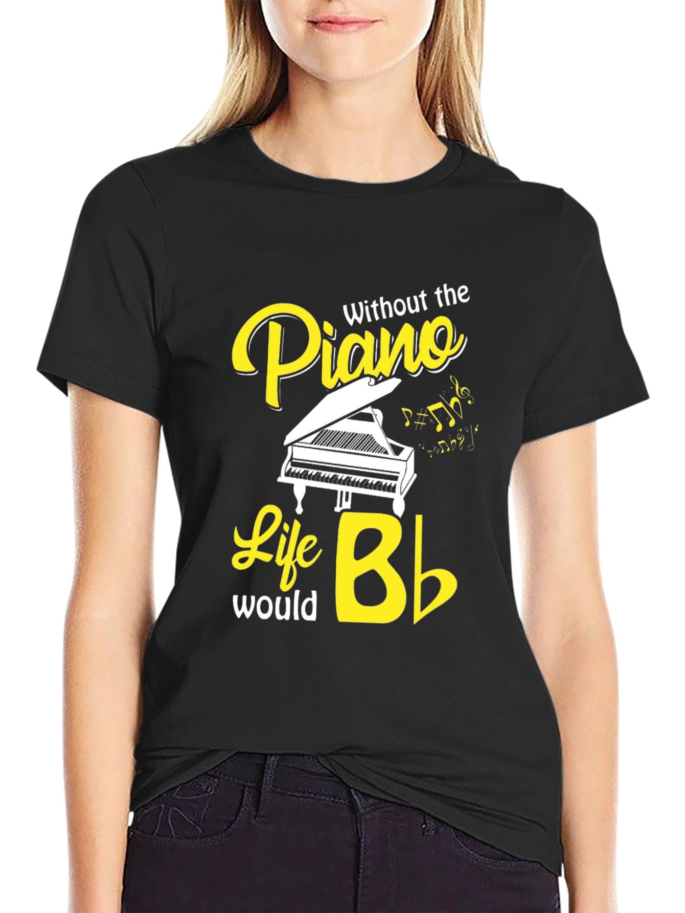 Piano Life T-Shirt - Musical Graphic Tee