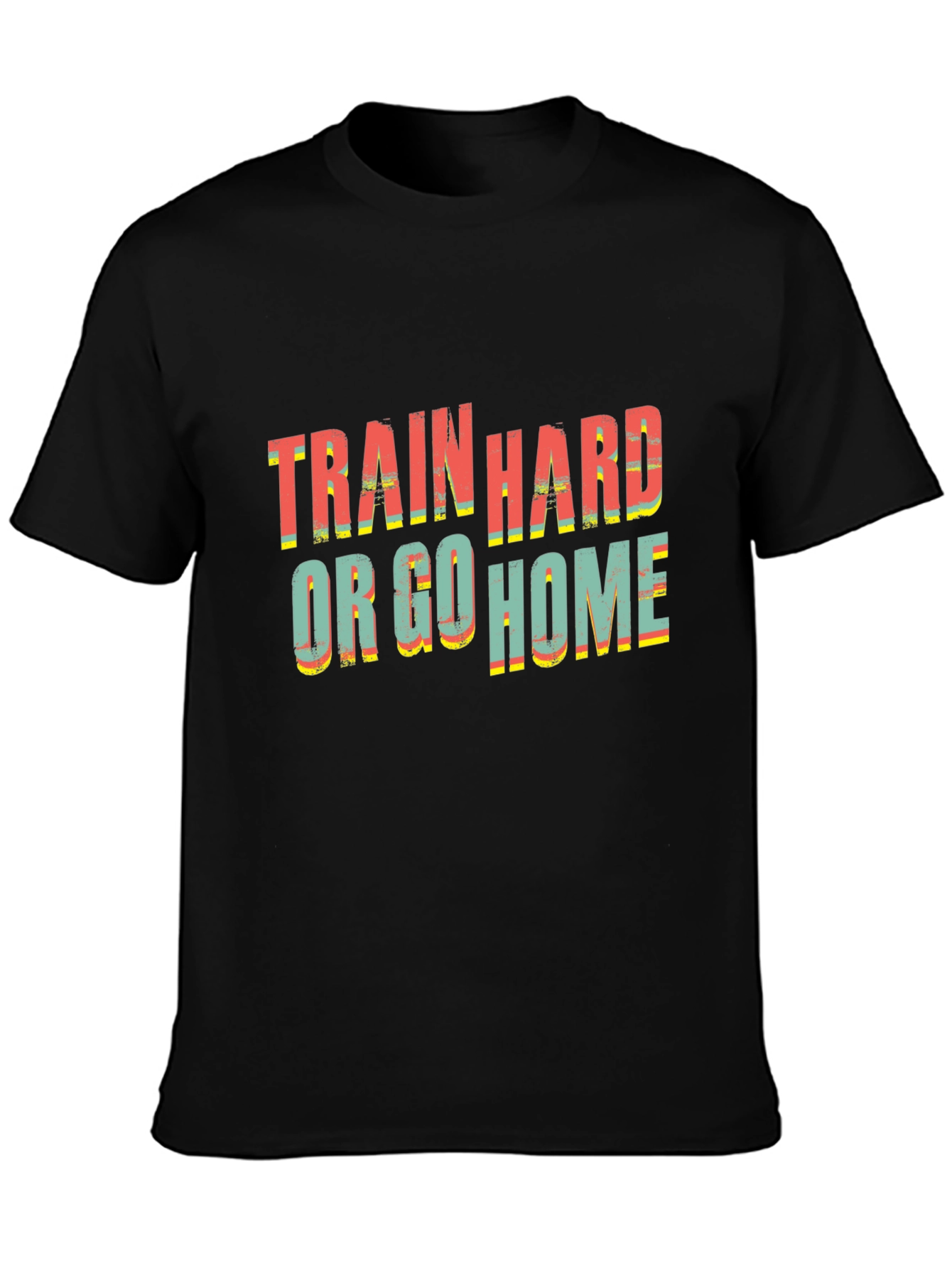 Train Hard T-Shirt - Motivational Workout Tee