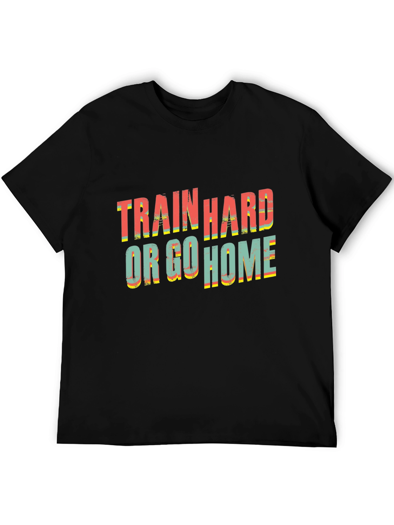 Train Hard T-Shirt - Motivational Workout Tee