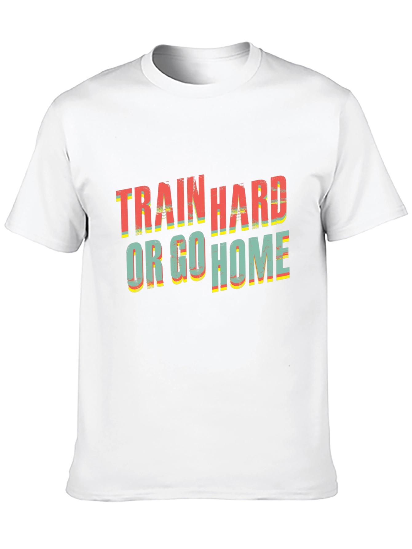 Train Hard T-Shirt - Motivational Workout Tee