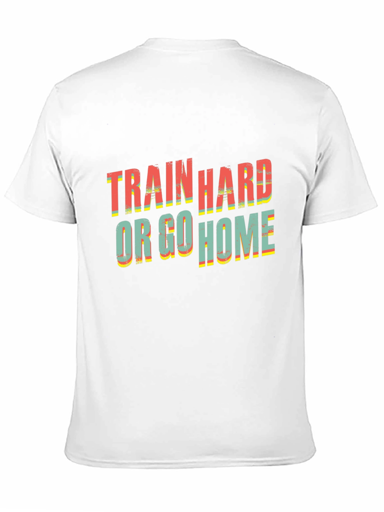 Train Hard T-Shirt - Motivational Workout Tee