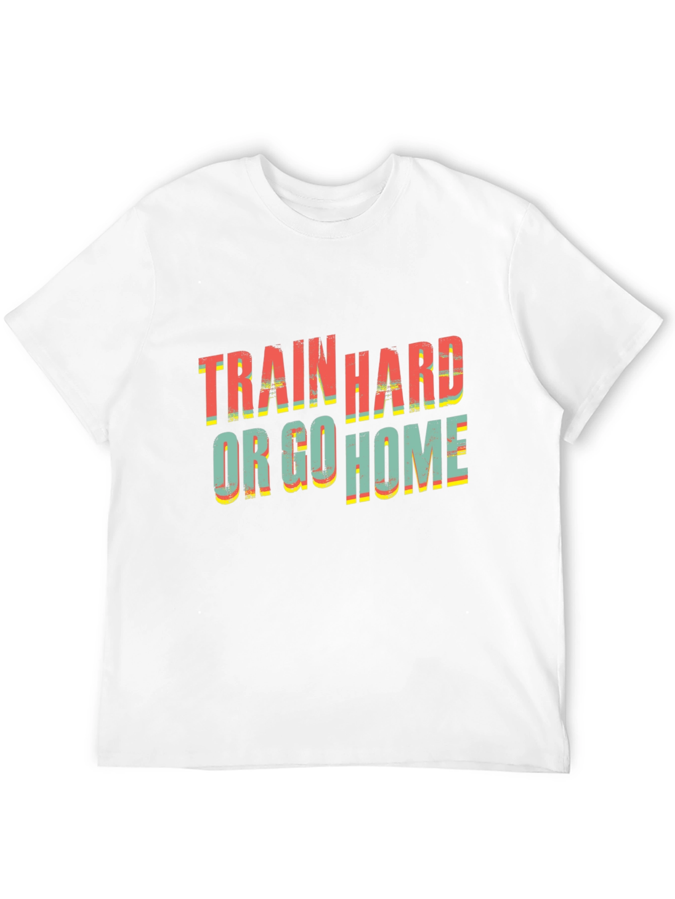 Train Hard T-Shirt - Motivational Workout Tee