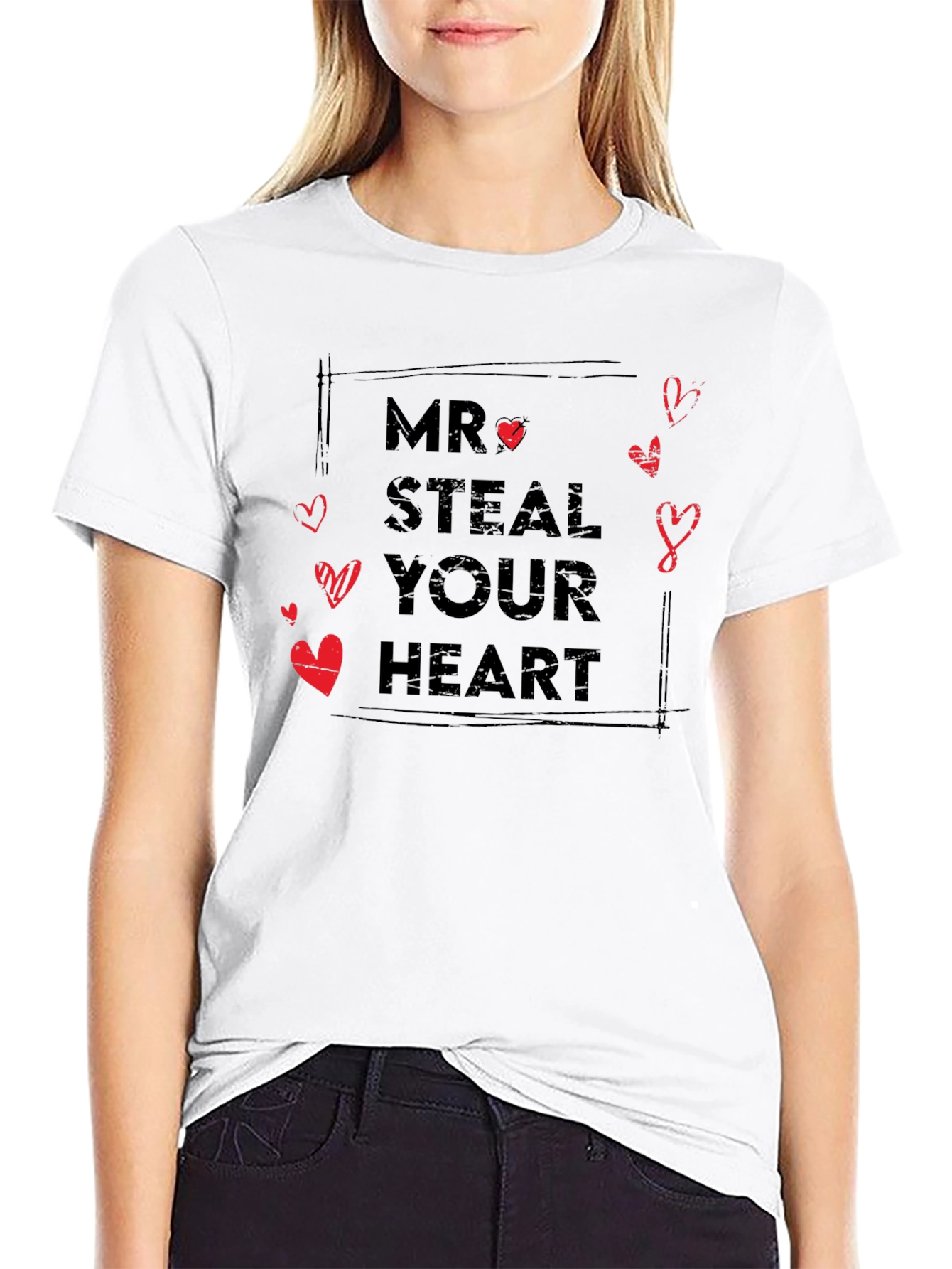 Mr. Steal Your Heart T-Shirt: Romantic & Stylish
