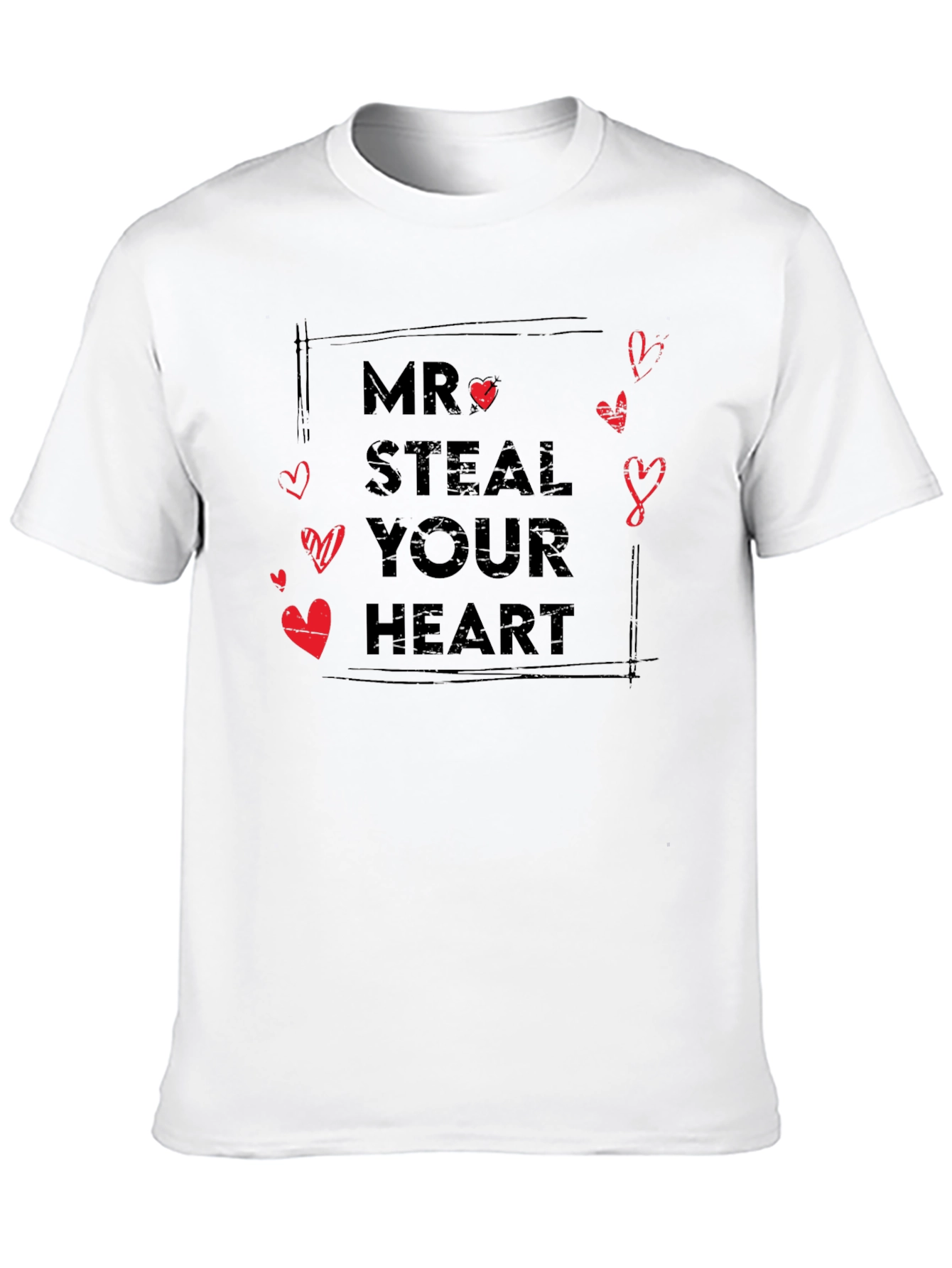 Mr. Steal Your Heart T-Shirt: Romantic & Stylish