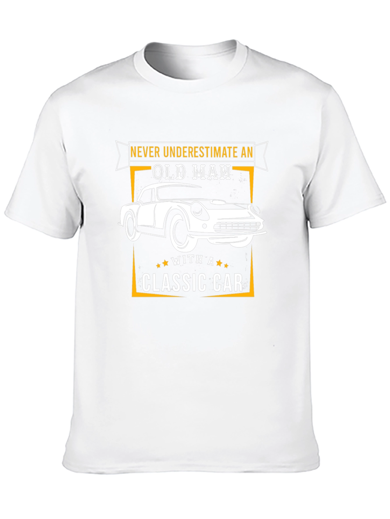 Old Man Classic Car Graphic Tee