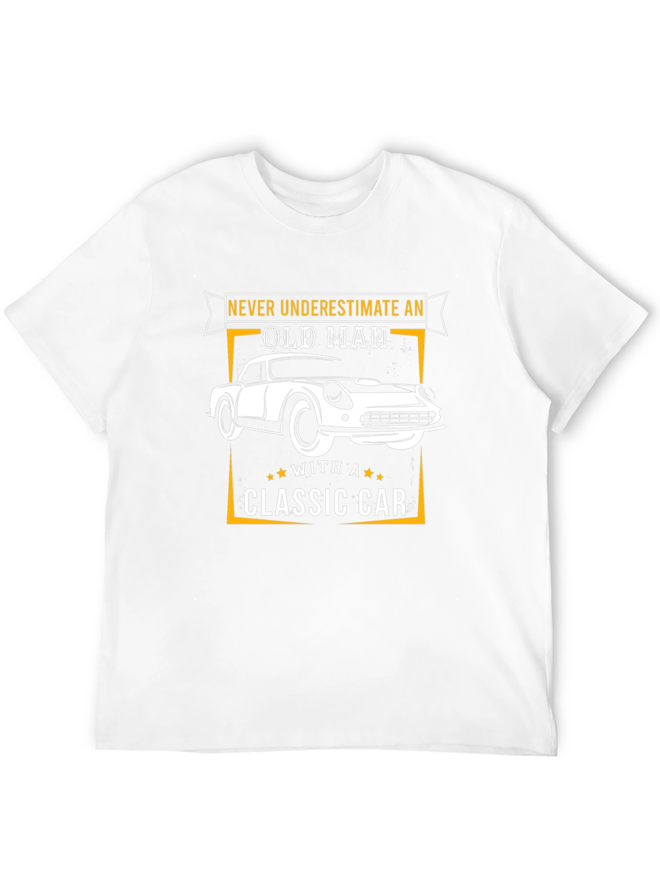 Old Man Classic Car Graphic Tee