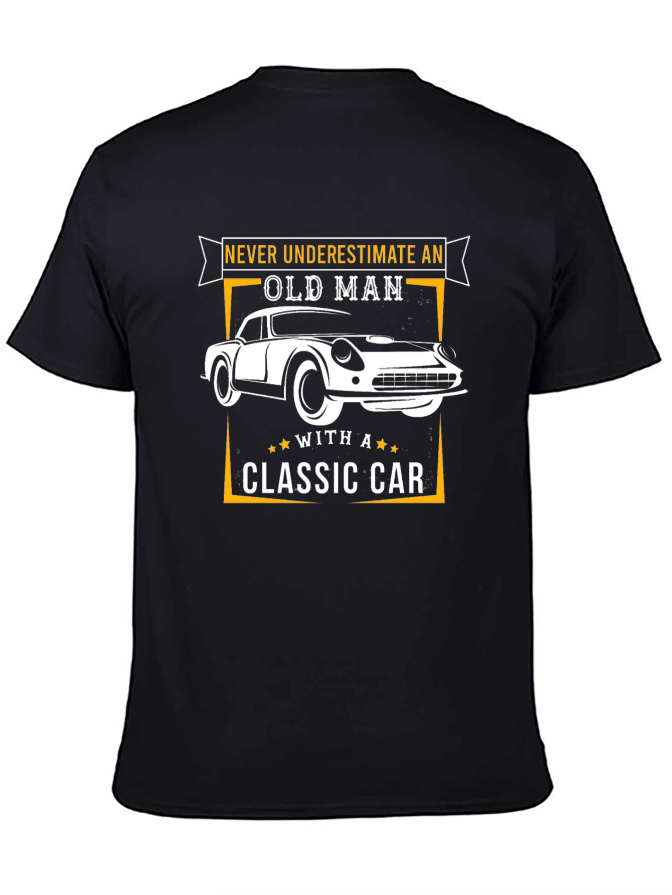 Old Man Classic Car Graphic Tee