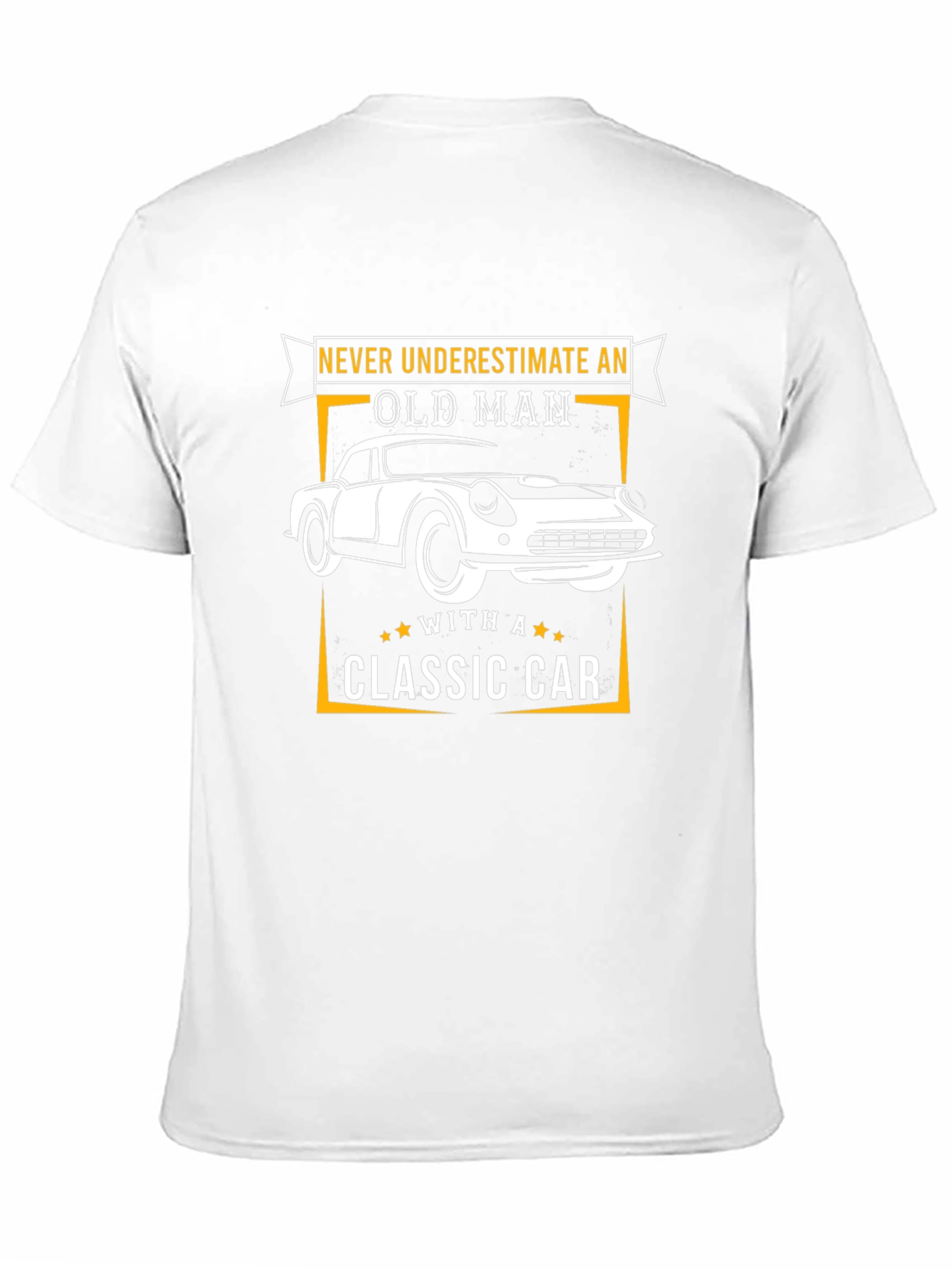 Old Man Classic Car Graphic Tee