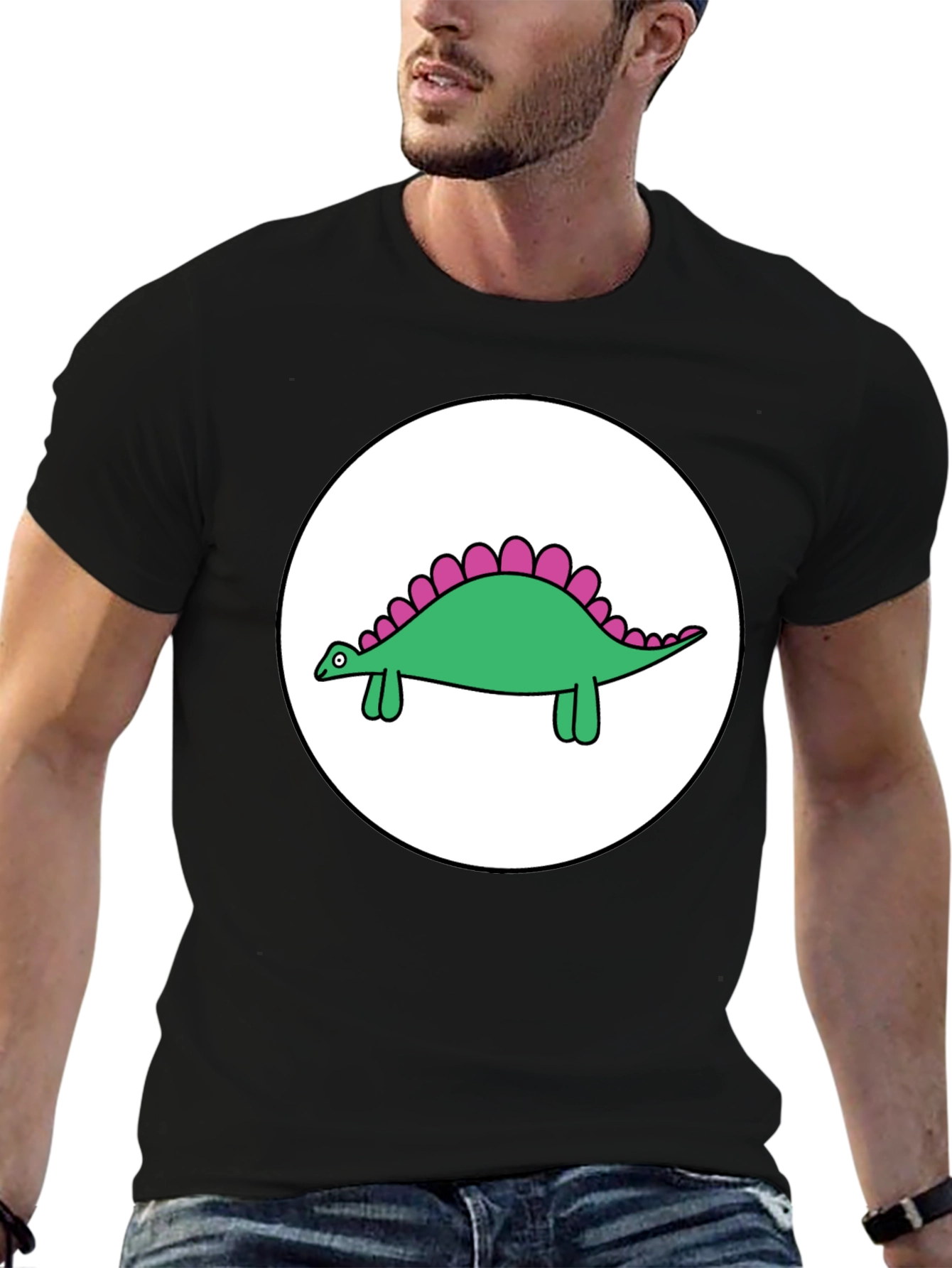 Dino Graphic Tee - Casual Comfort