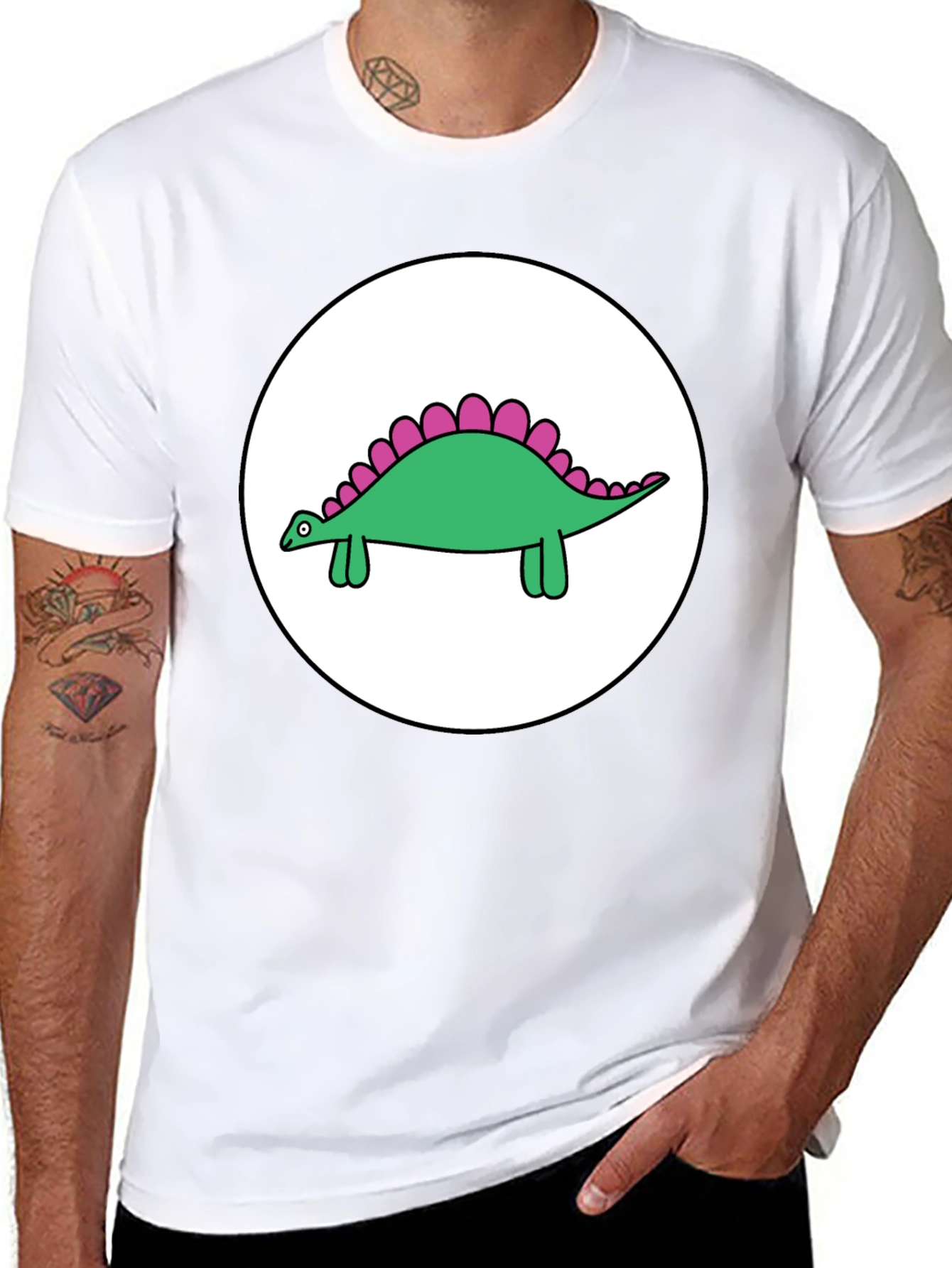 Dino Graphic Tee - Casual Comfort