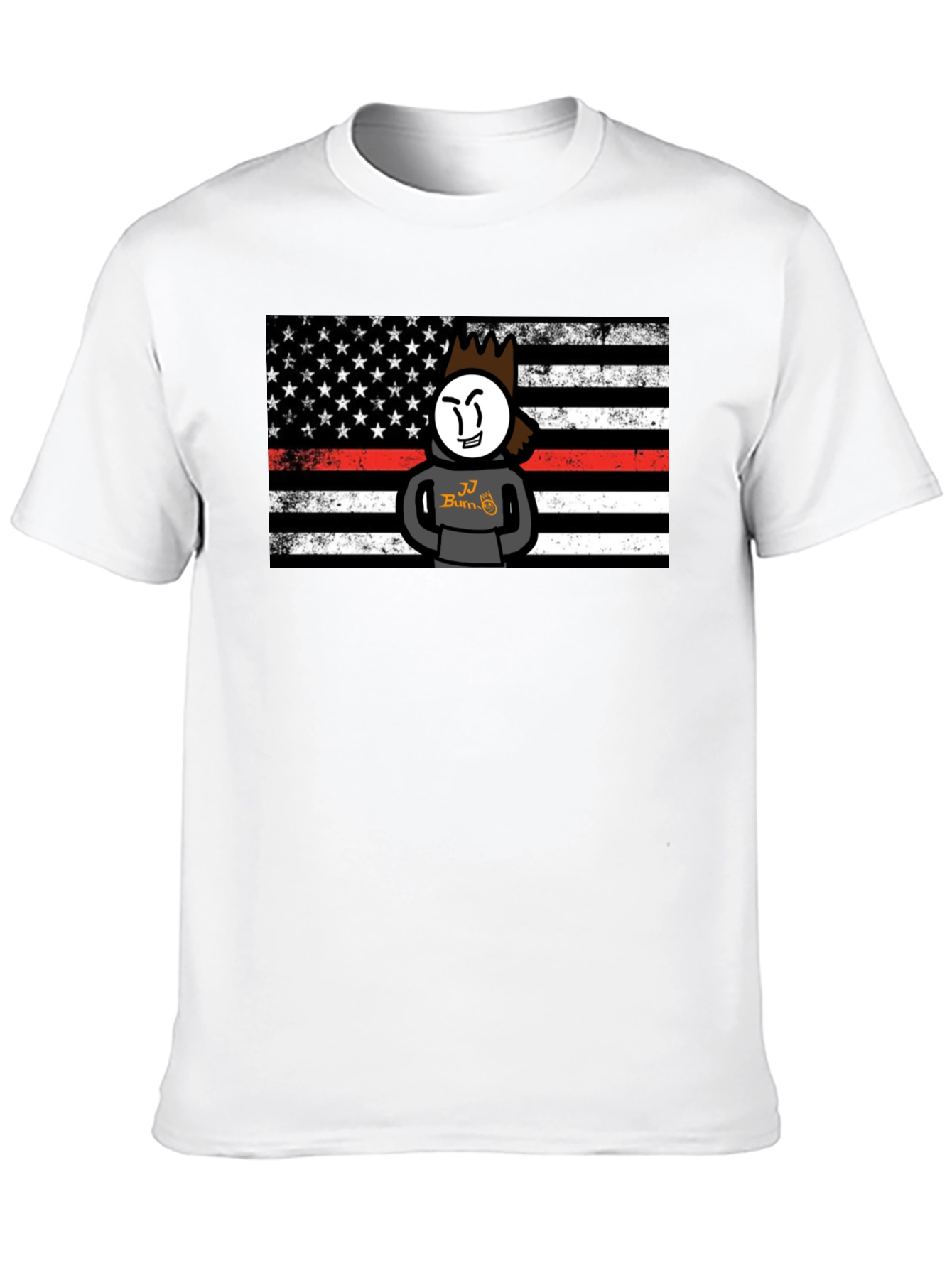 USA Flag JJ Burn Tshirt