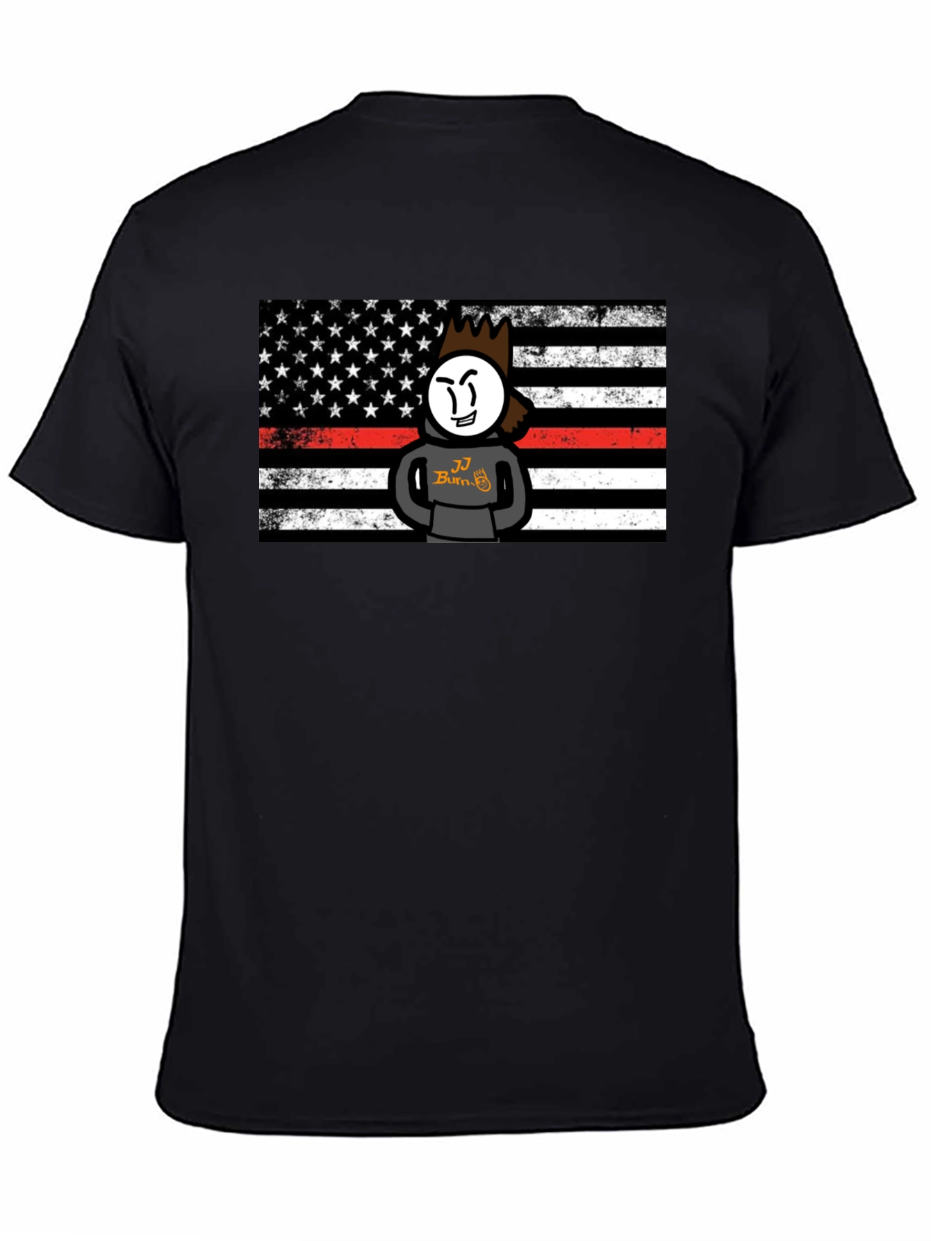 USA Flag JJ Burn Tshirt