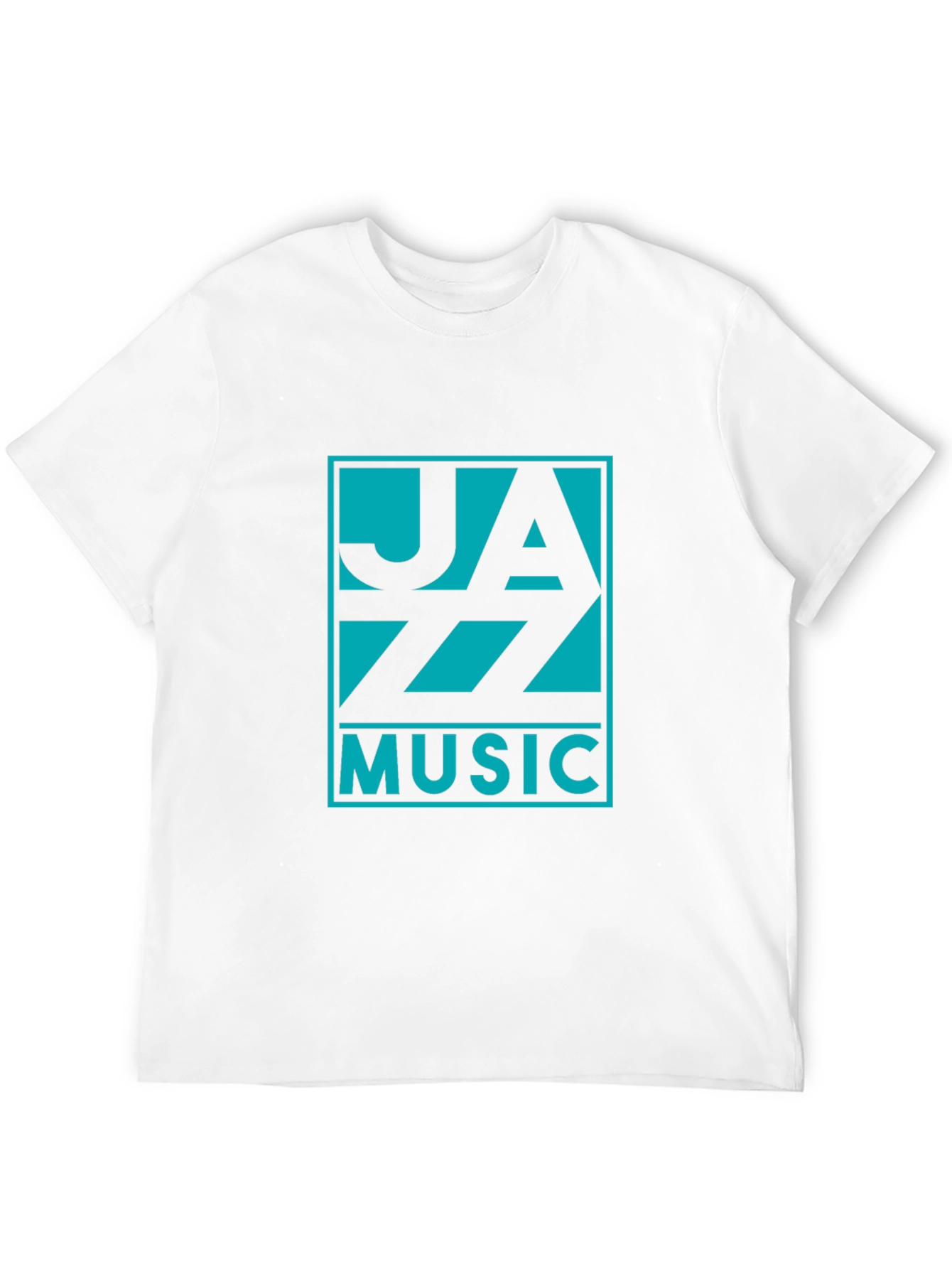 Jazz Music Graphic Tee - Black Cotton T-Shirt