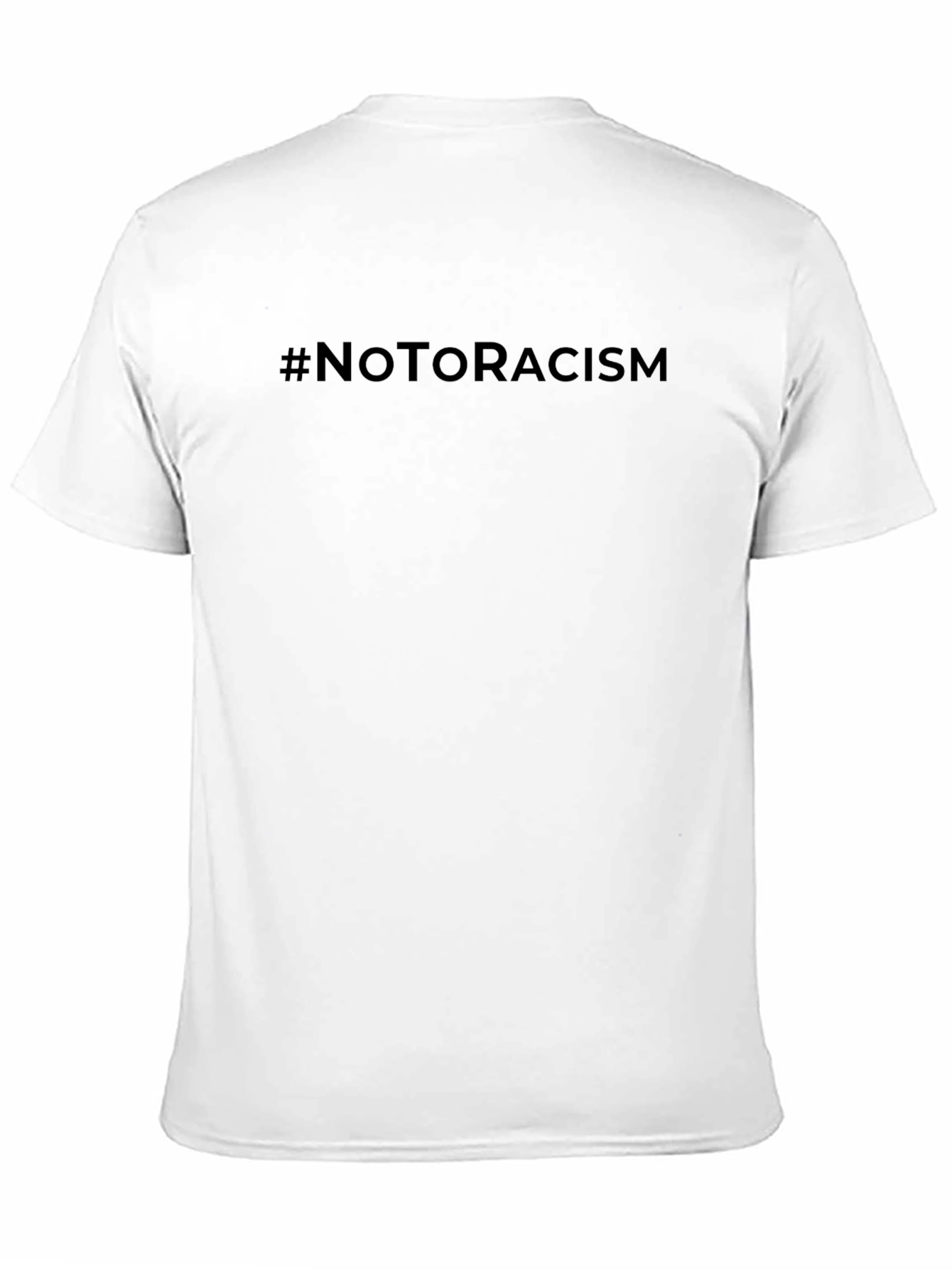 #NoToRacism Black T-Shirt - Stand Against Hate