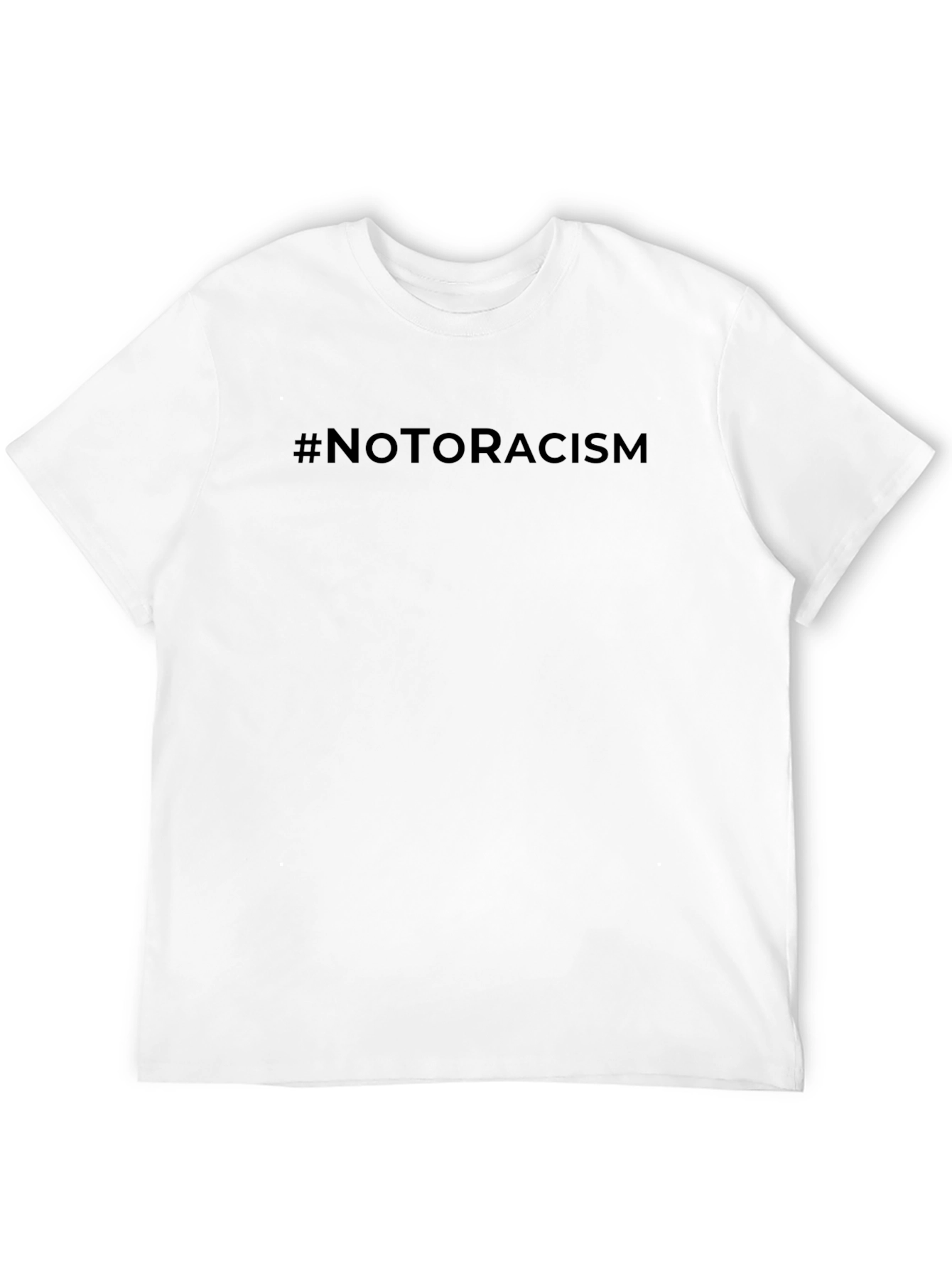 #NoToRacism Black T-Shirt - Stand Against Hate